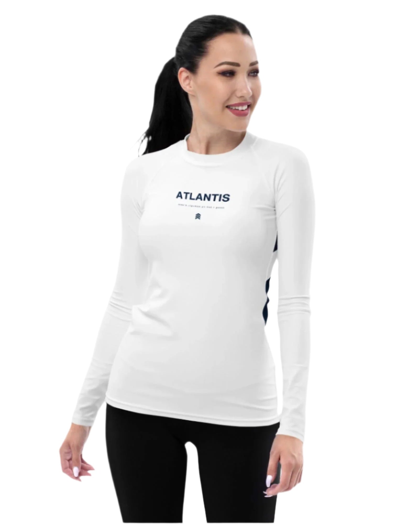 Jolly & Goode women's swim shirts The Atlantis Women's Swim Shirt / Rash Guard Cheeky British Style