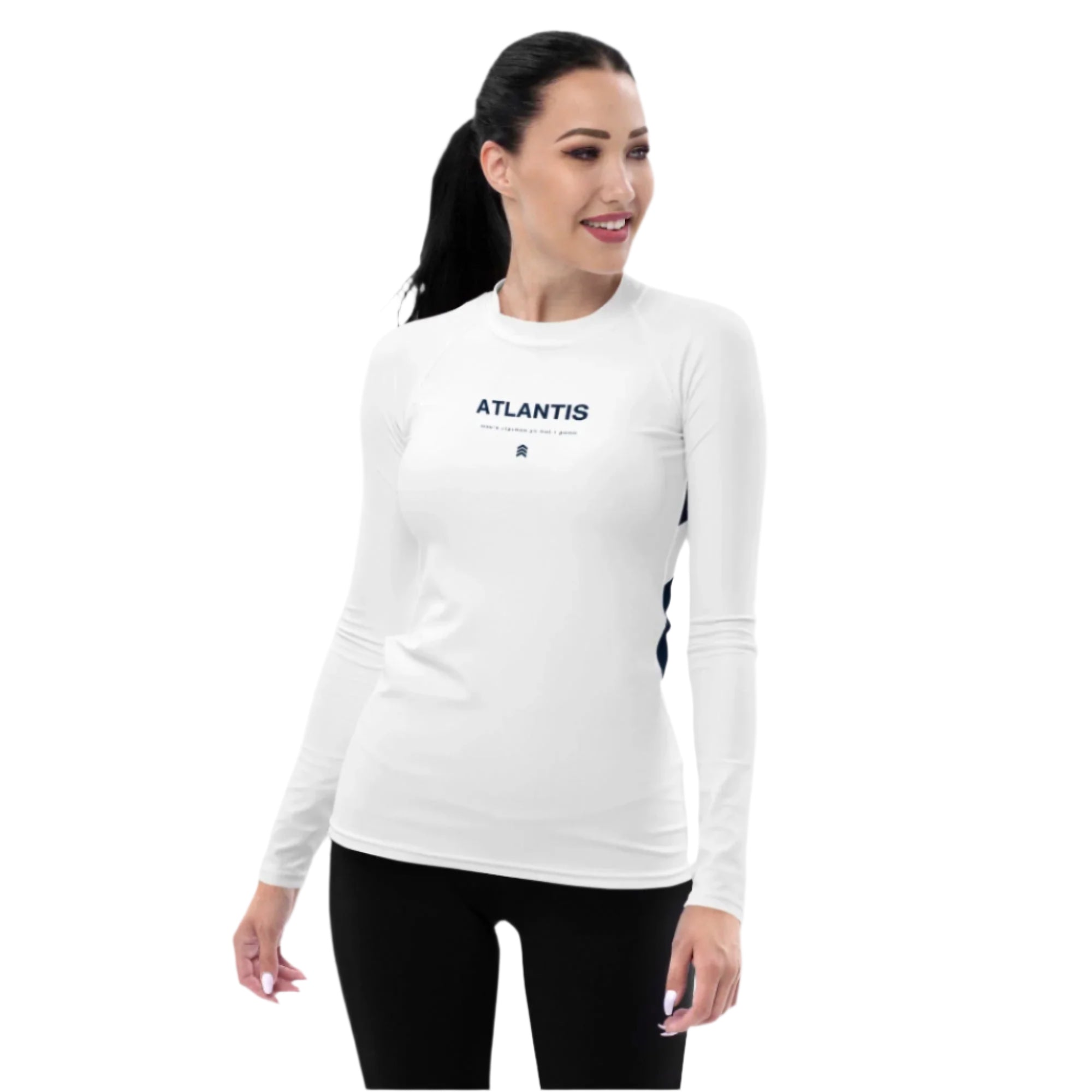 Jolly & Goode women's swim shirts The Atlantis Women's Swim Shirt / Rash Guard Cheeky British Style