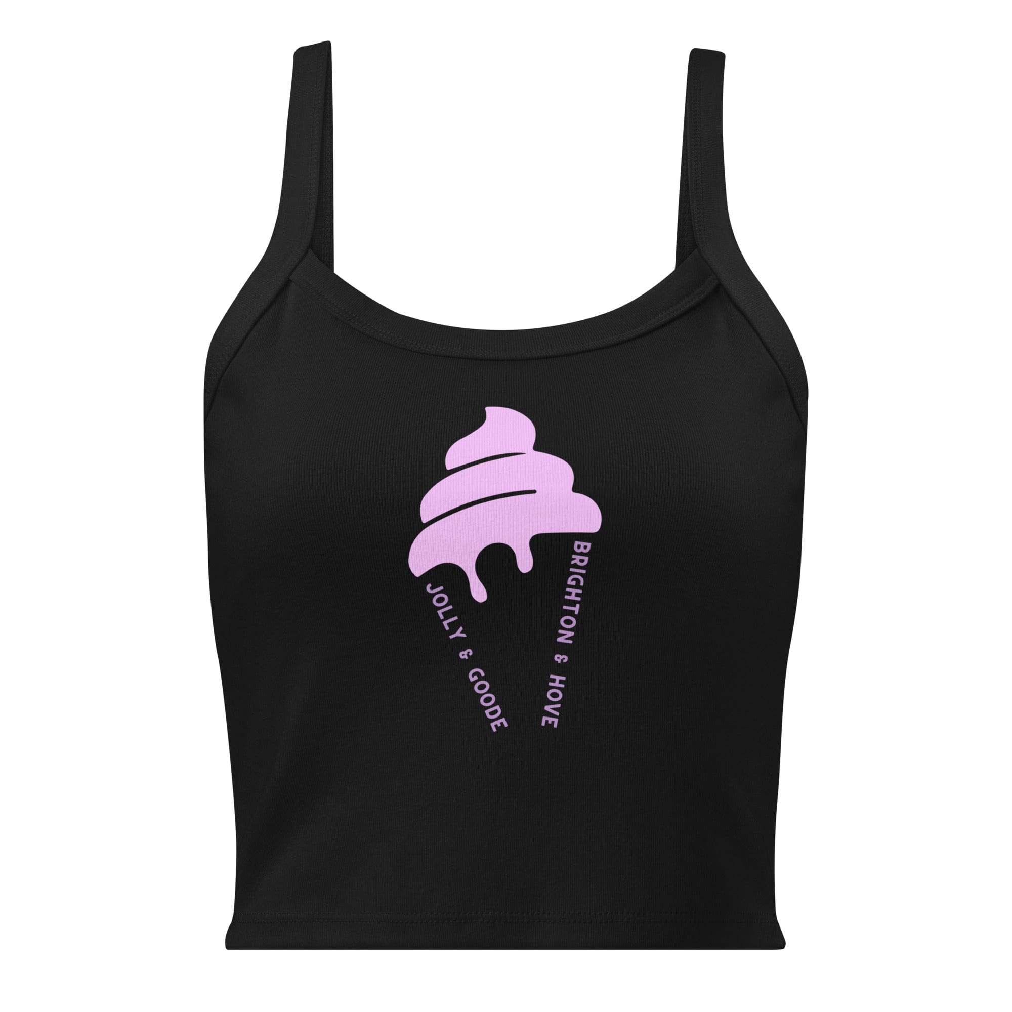 Jolly & Goode Women's Vests Brighton & Hove Ice Cream Women’s Micro-Rib Vest Cheeky British Style