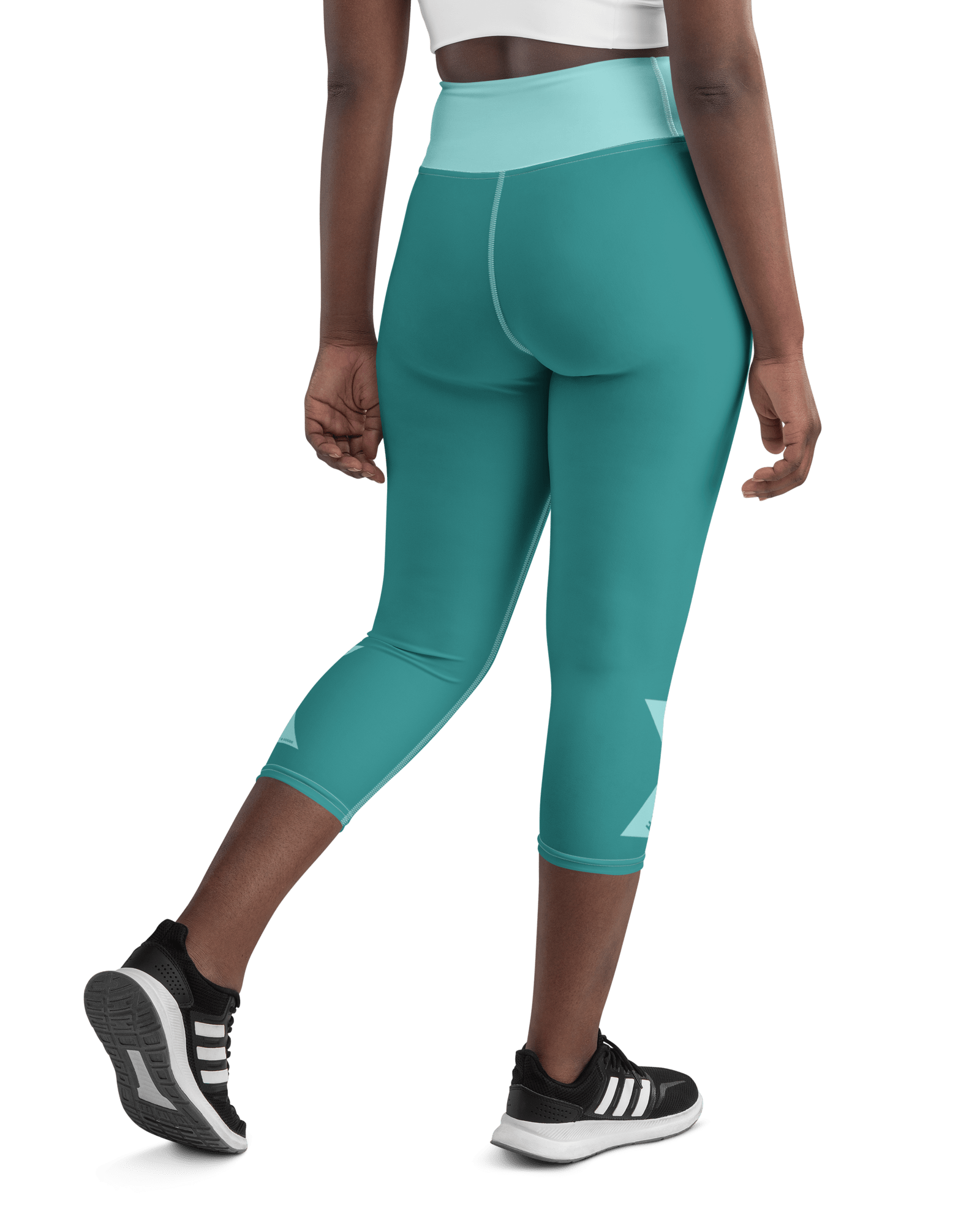 Jolly & Goode Yoga Leggings Happiness Multiplier Yoga Capri Leggings Cool Cheeky British Style