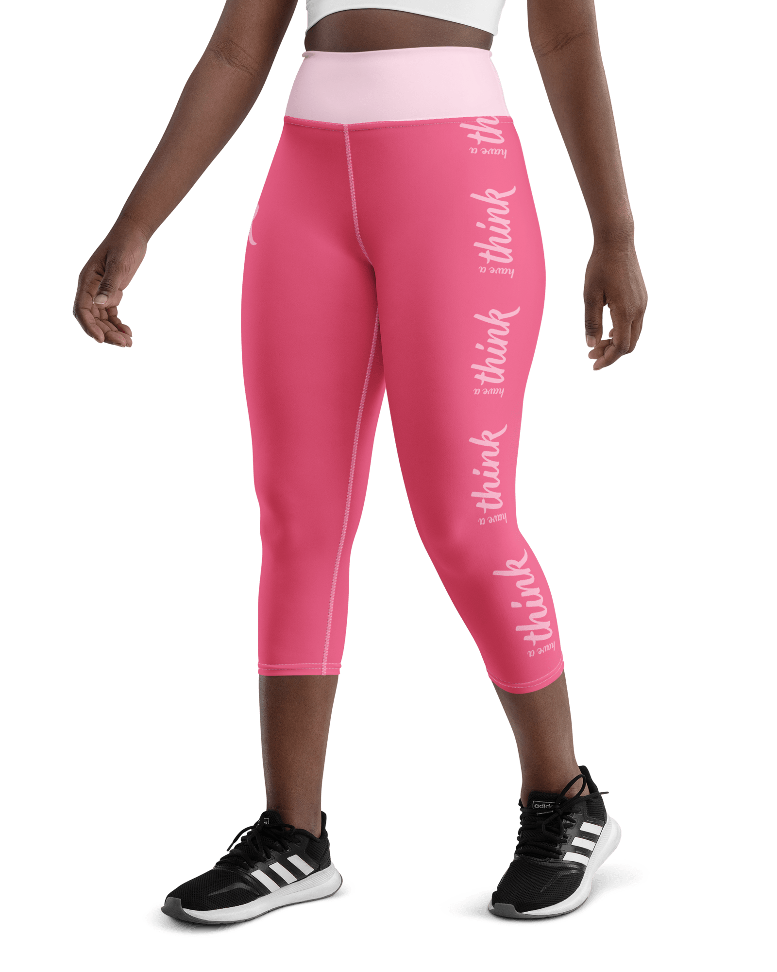 Jolly & Goode Yoga Leggings Have a Think Yoga Leggings | Capri Cheeky British Style