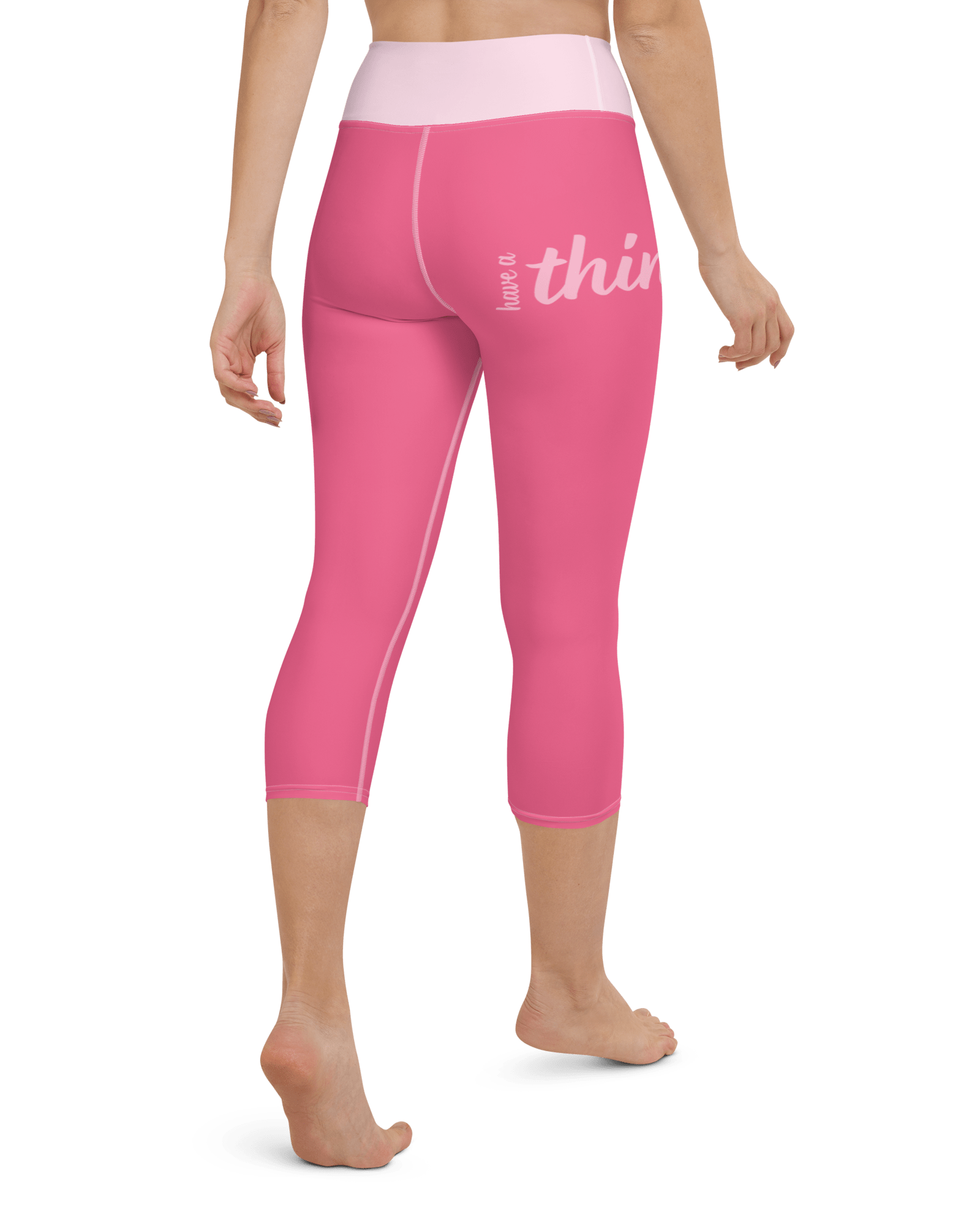 Jolly & Goode Yoga Leggings Have a Think Yoga Leggings | Capri Cheeky British Style