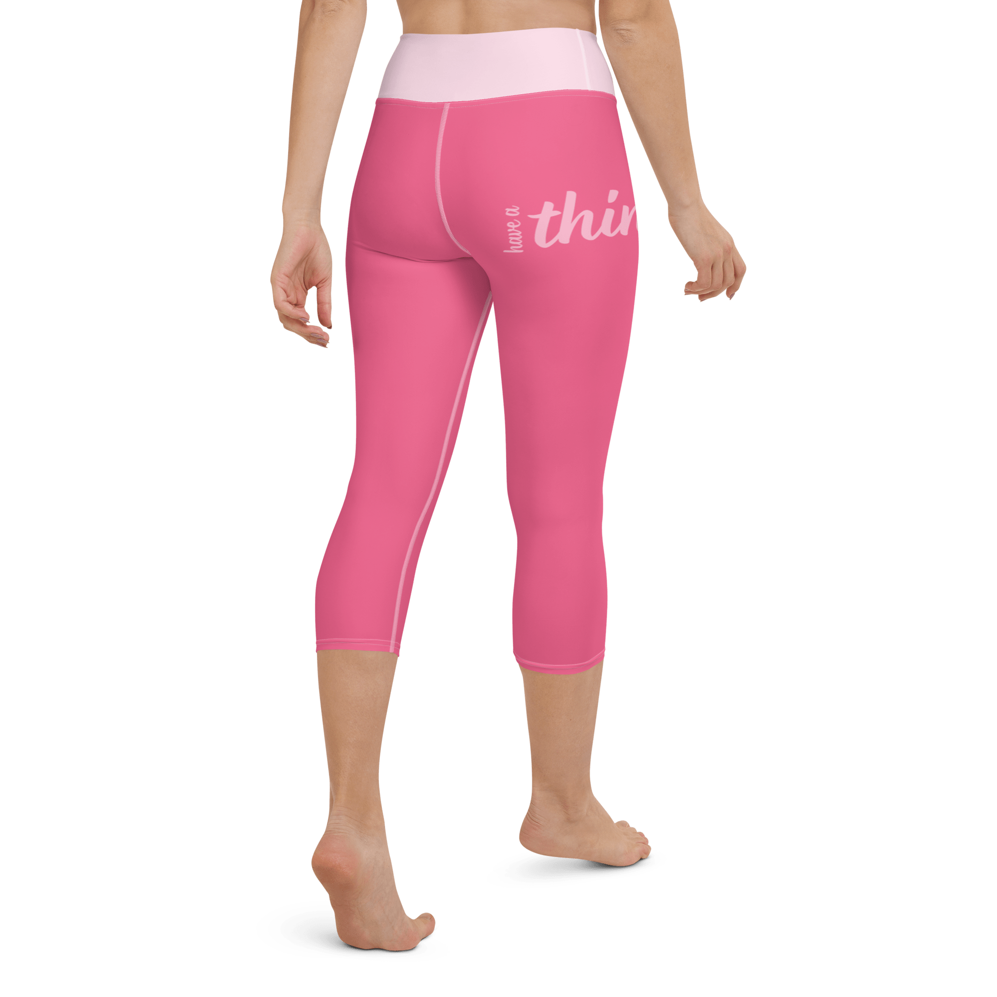 Jolly & Goode Yoga Leggings Have a Think Yoga Leggings | Capri Cheeky British Style