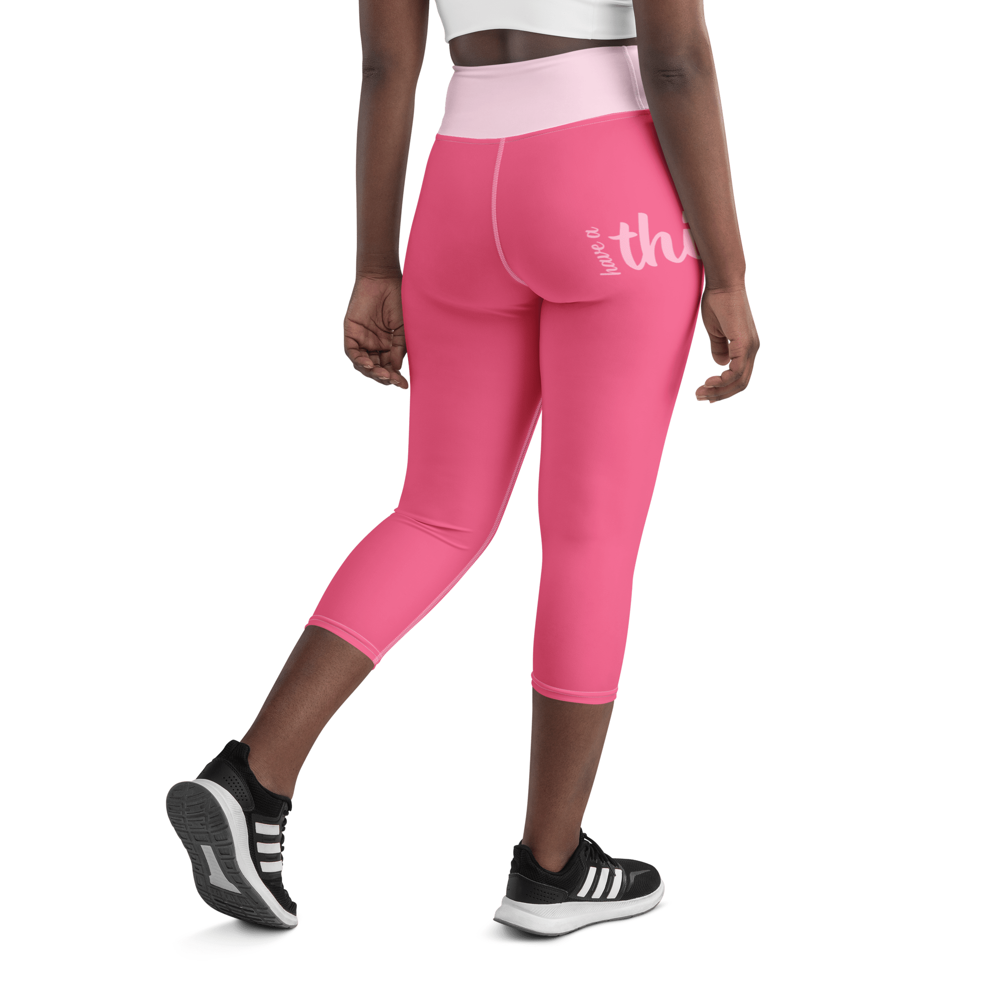 Jolly & Goode Yoga Leggings Have a Think Yoga Leggings | Capri Cheeky British Style