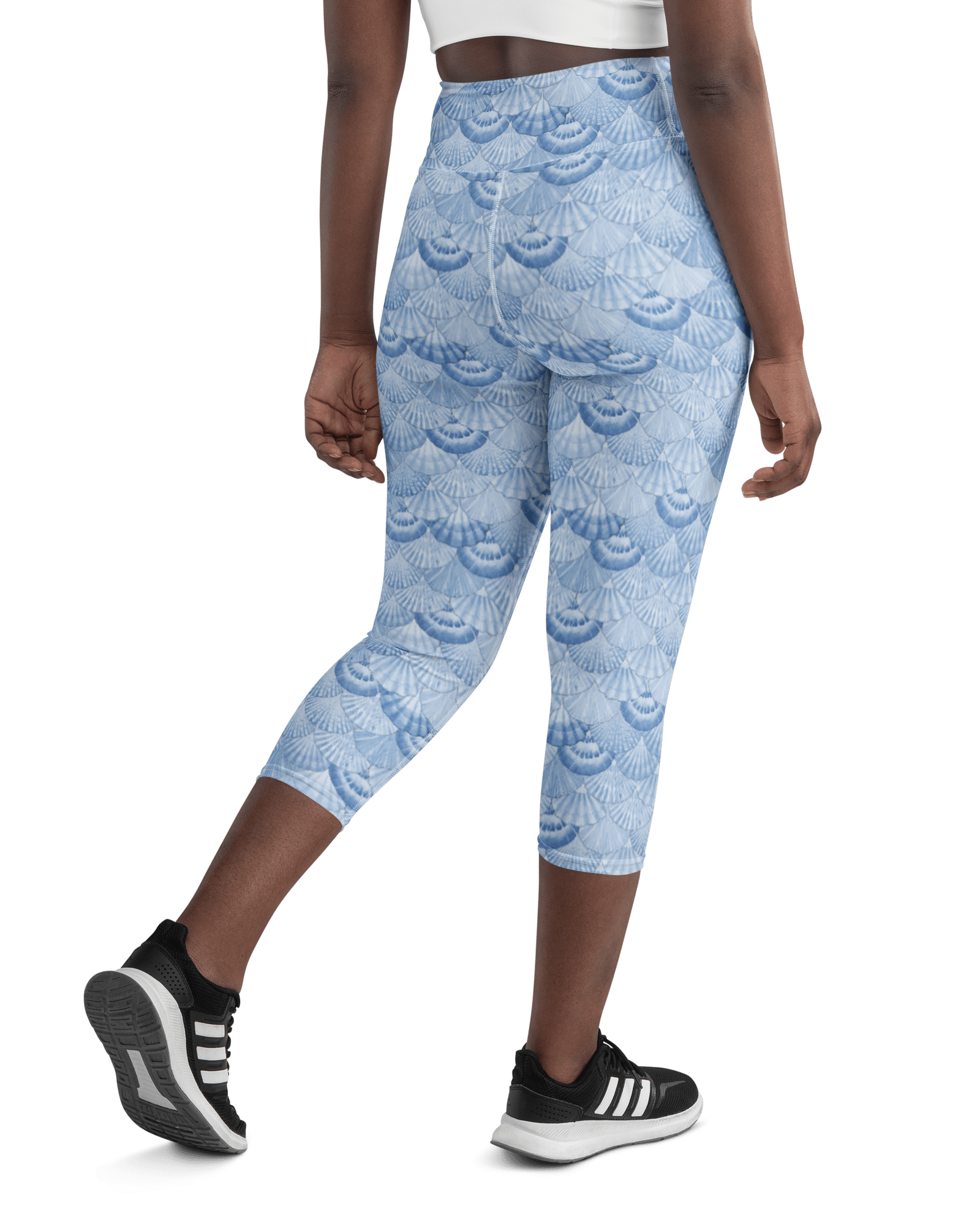 Jolly & Goode Yoga Leggings Mermaid Wight Yoga Capri Leggings Cheeky British Style