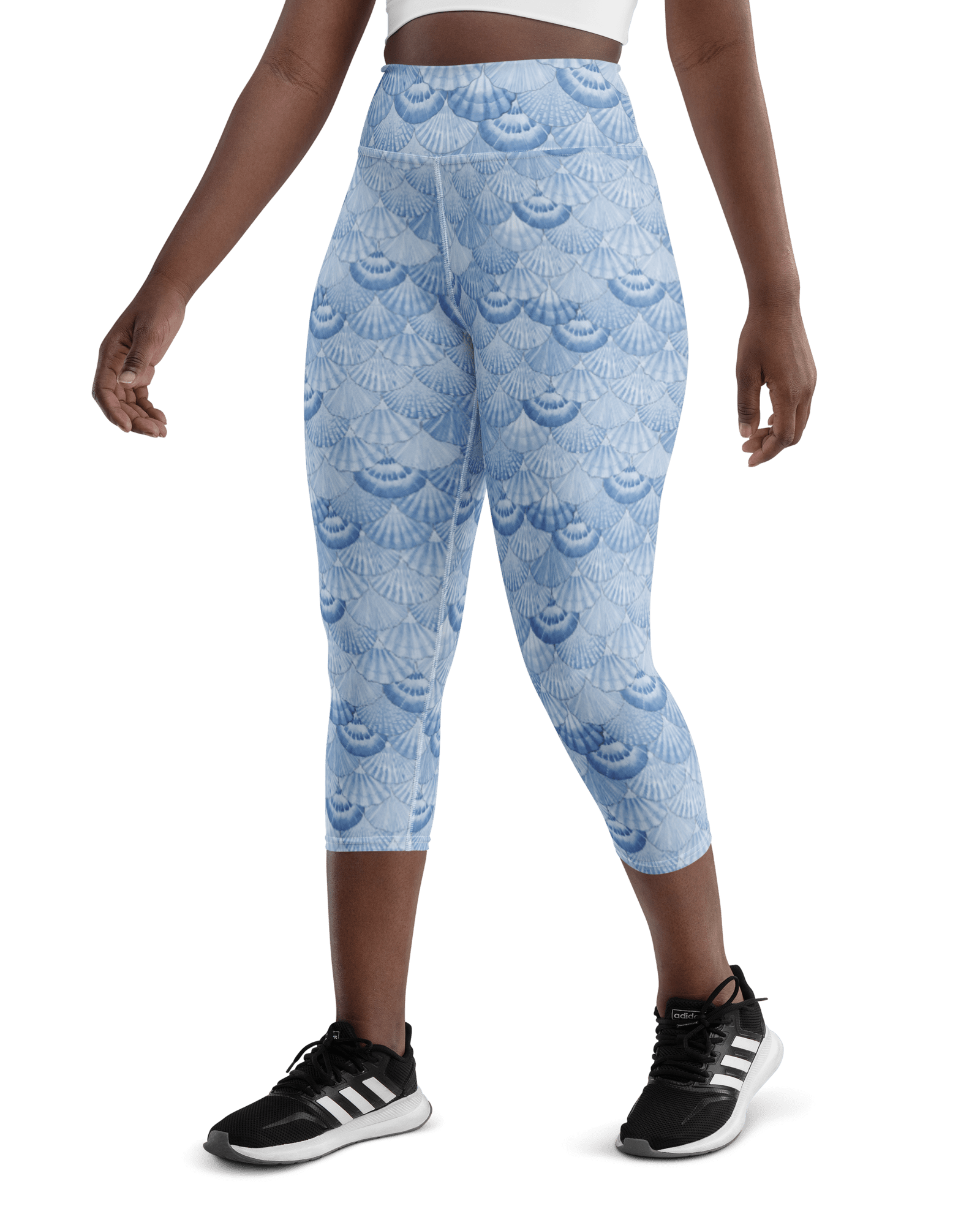 Jolly & Goode Yoga Leggings Mermaid Wight Yoga Capri Leggings Cheeky British Style