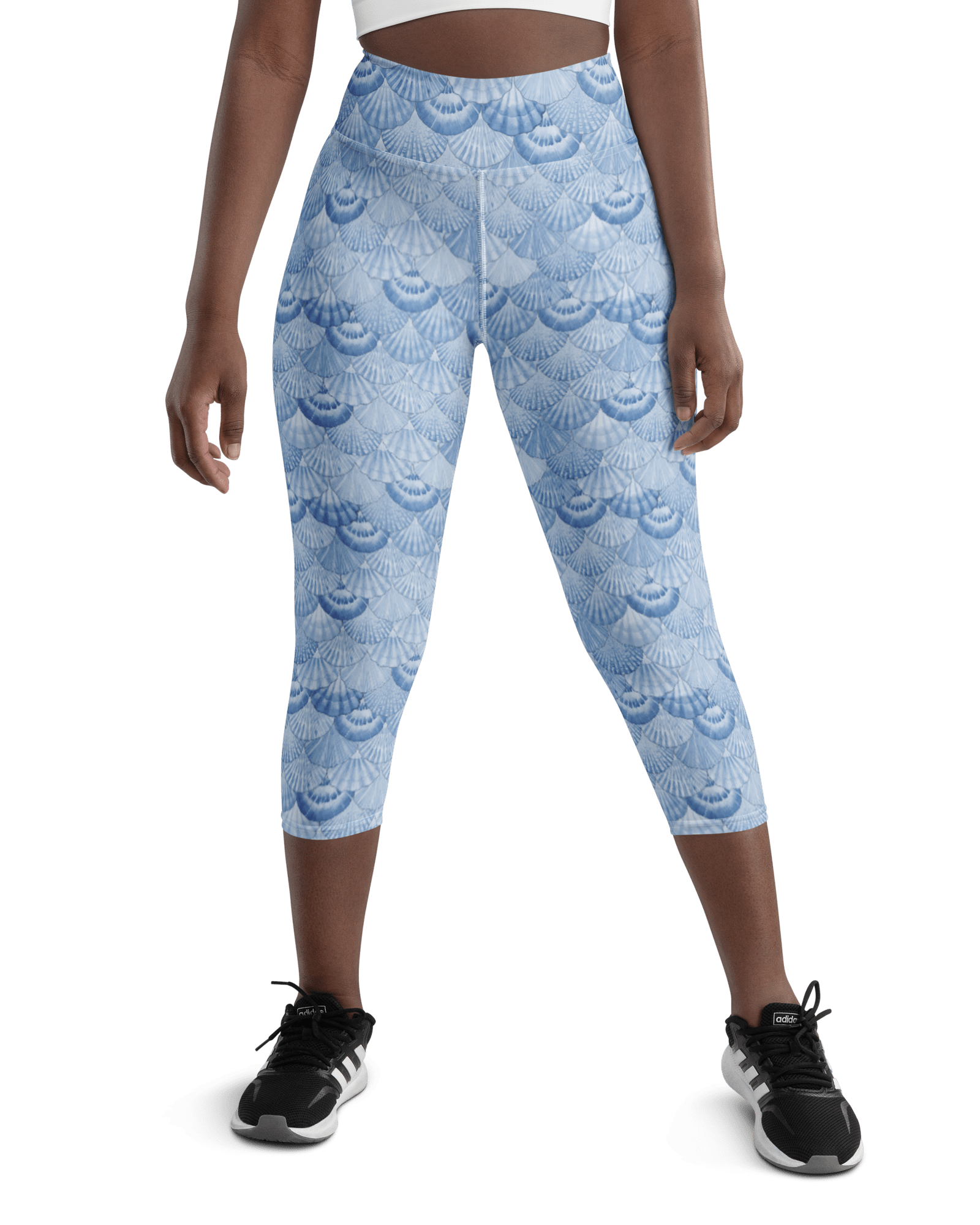 Jolly & Goode Yoga Leggings Mermaid Wight Yoga Capri Leggings Cheeky British Style