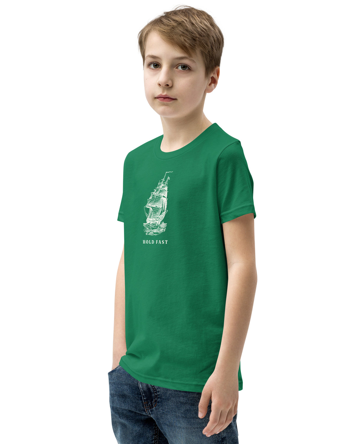 Jolly & Goode Youth T-shirts Hold Fast Nautical Youth Tee Cheeky British Style