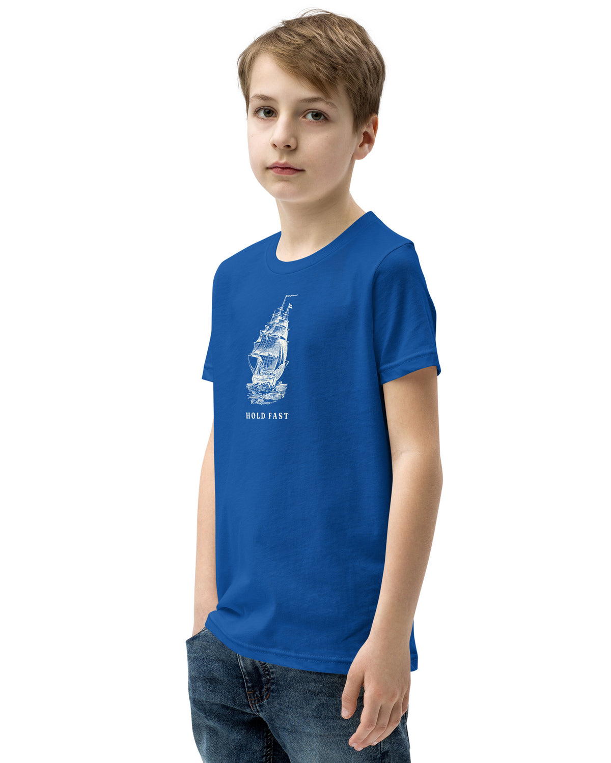 Jolly & Goode Youth T-shirts Hold Fast Nautical Youth Tee Cheeky British Style