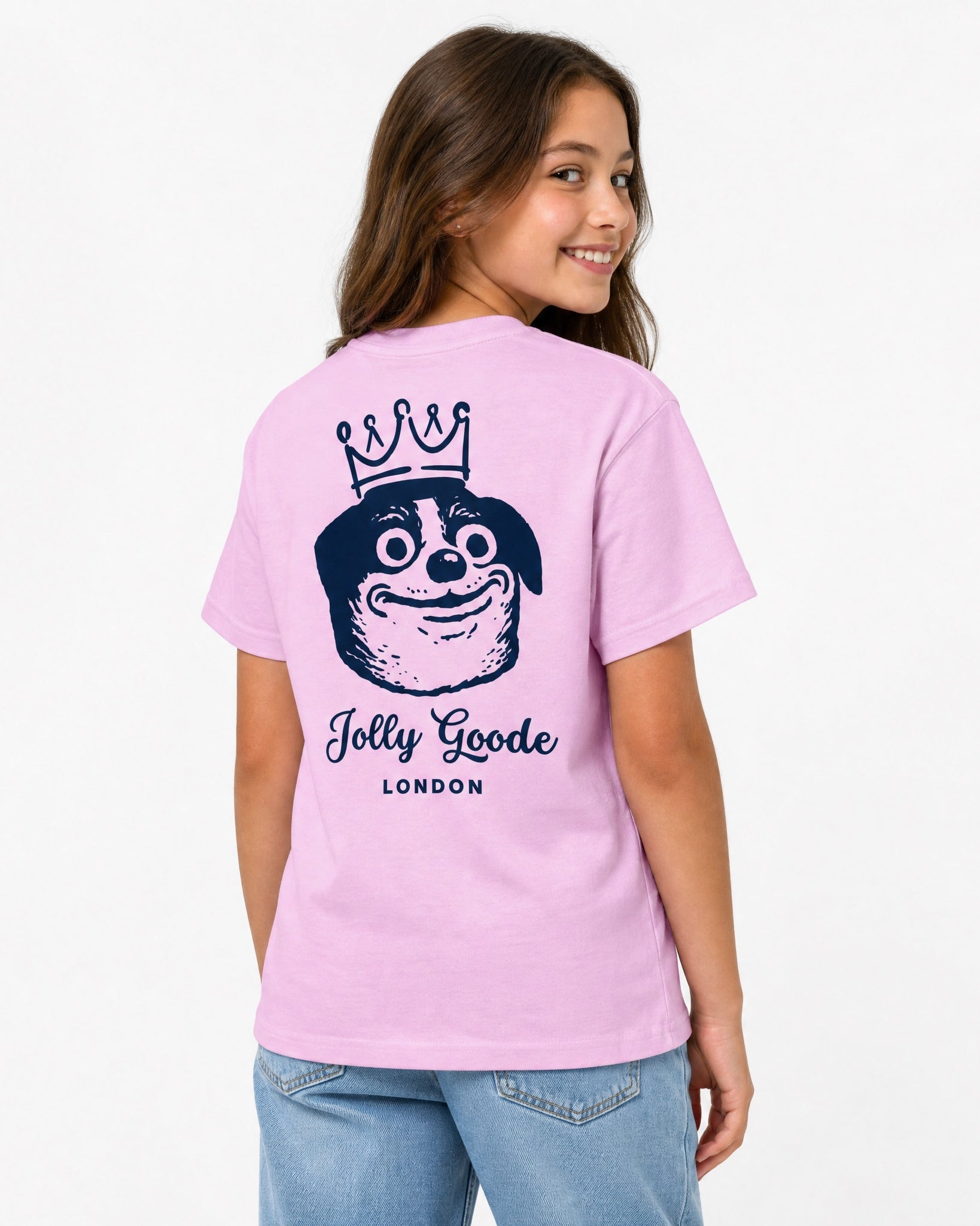 Jolly & Goode Youth T-shirts Orchid / XS Jolly Goode London Youth Heavyweight T-Shirt Cheeky British Style