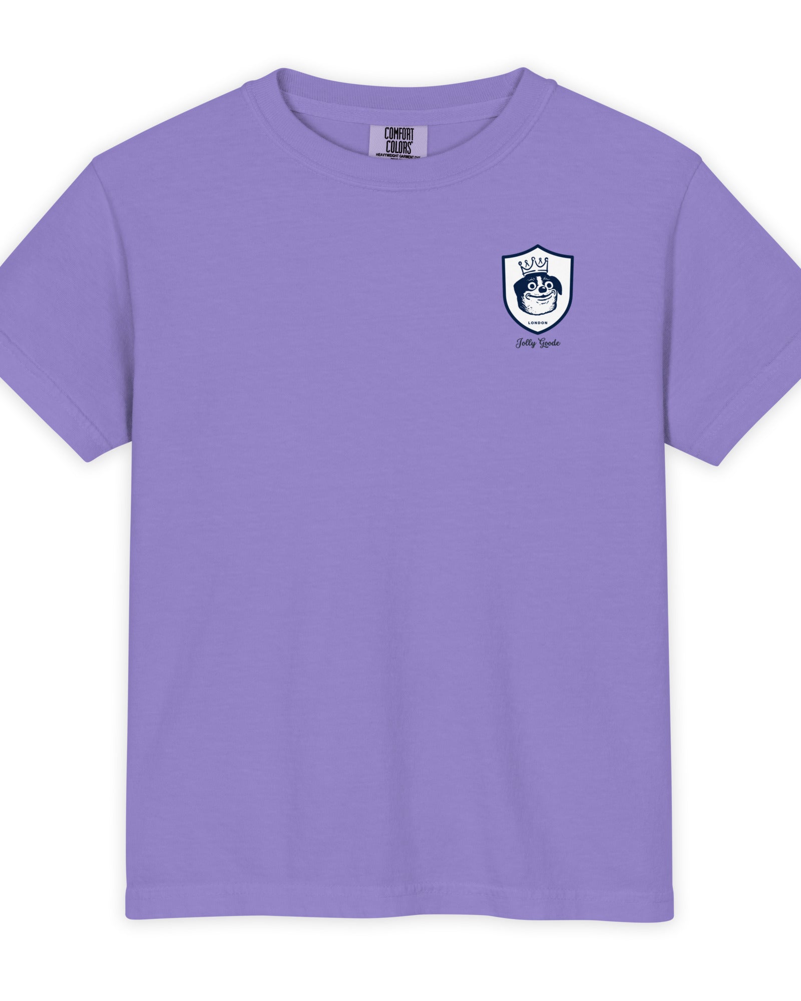 Jolly & Goode Youth T-shirts Violet / XS Jolly Goode London Youth Heavyweight T-Shirt Cheeky British Style