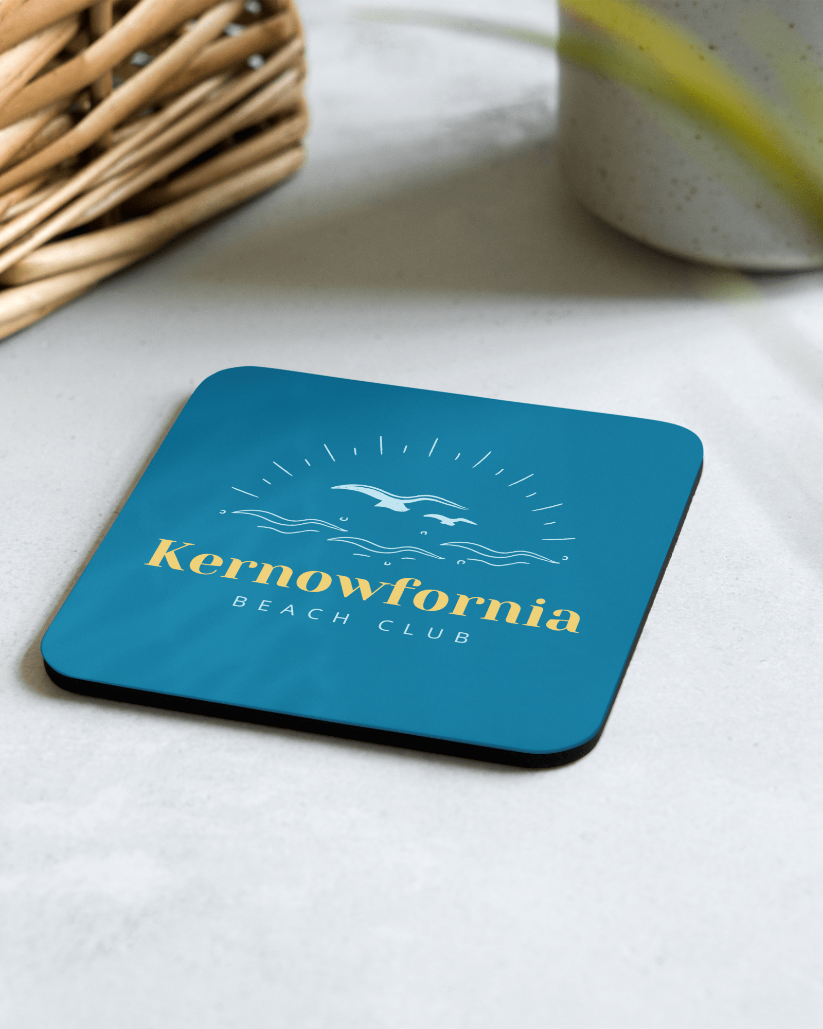 Kernowfornia Beach Club Coaster.