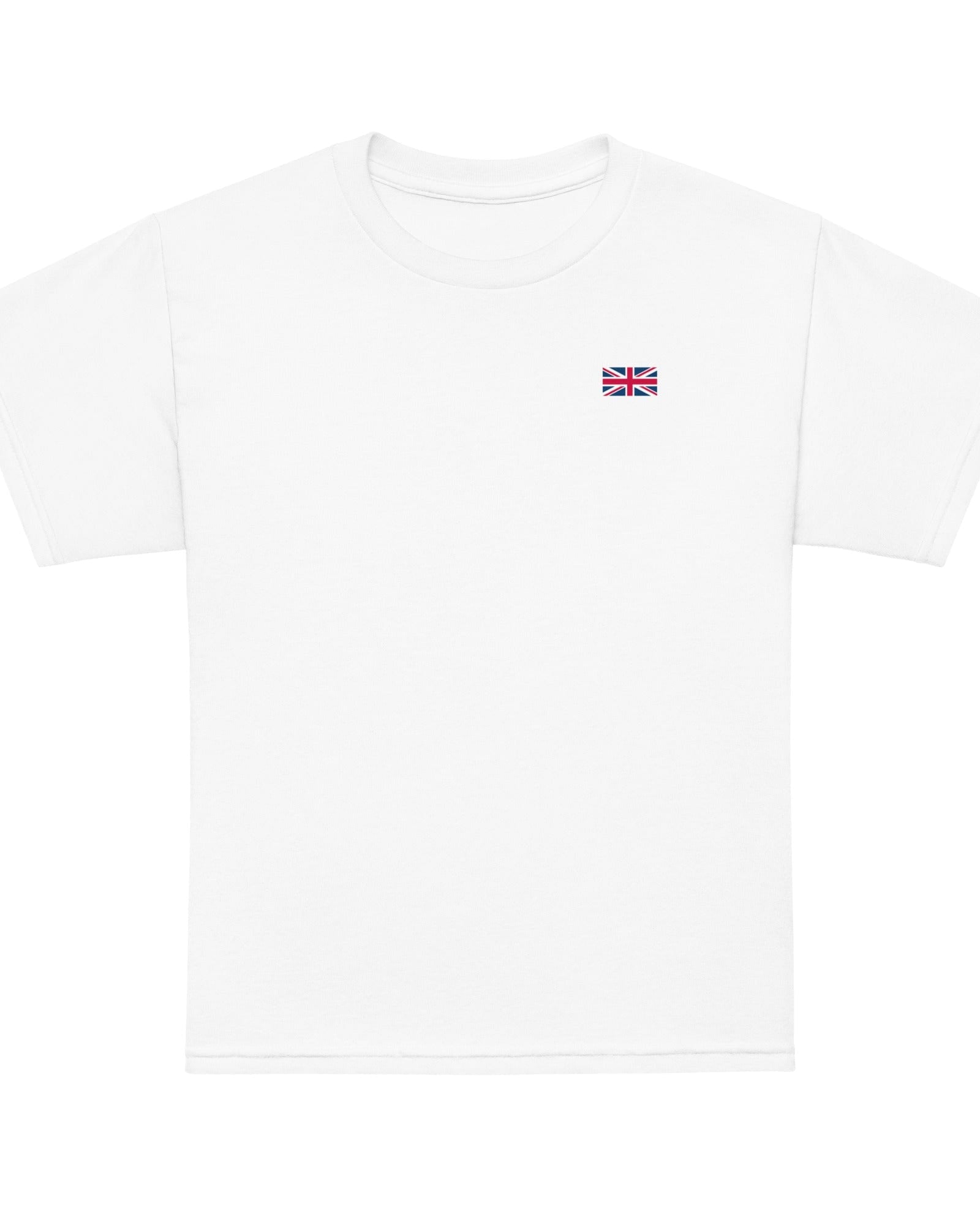 Kids Union Jack T-shirt | Left Chest | Youth Size.