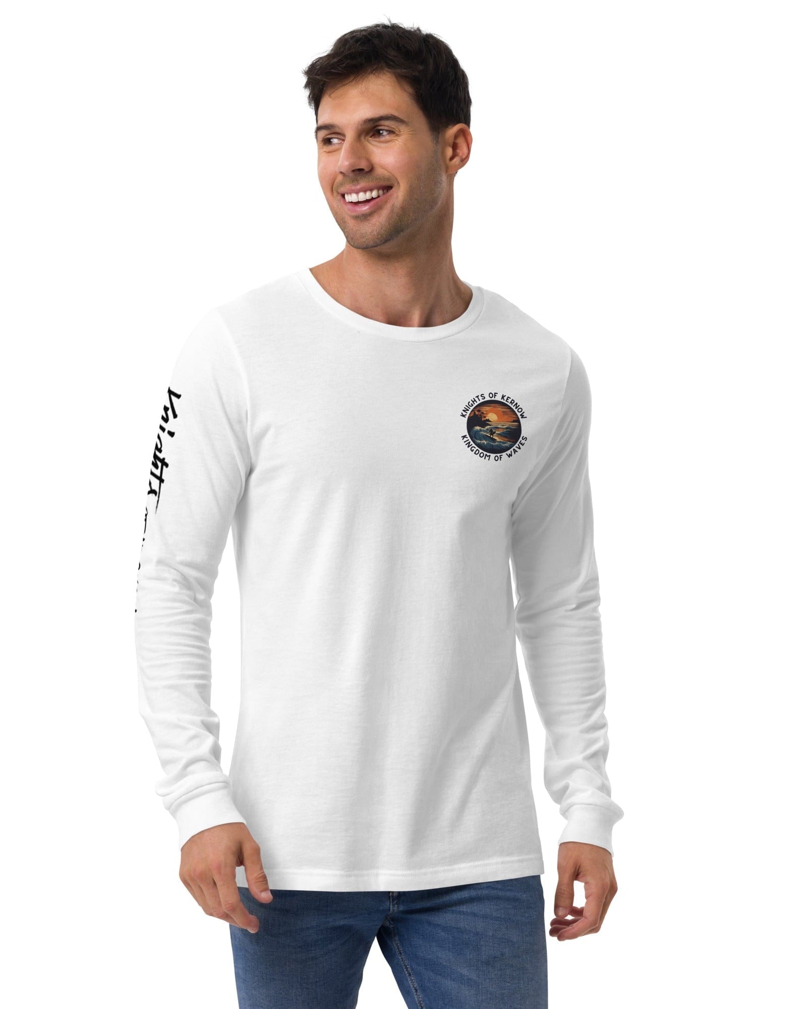 Knights of Kernow Kingdom of Waves Long-Sleeve Surfer Shirt.