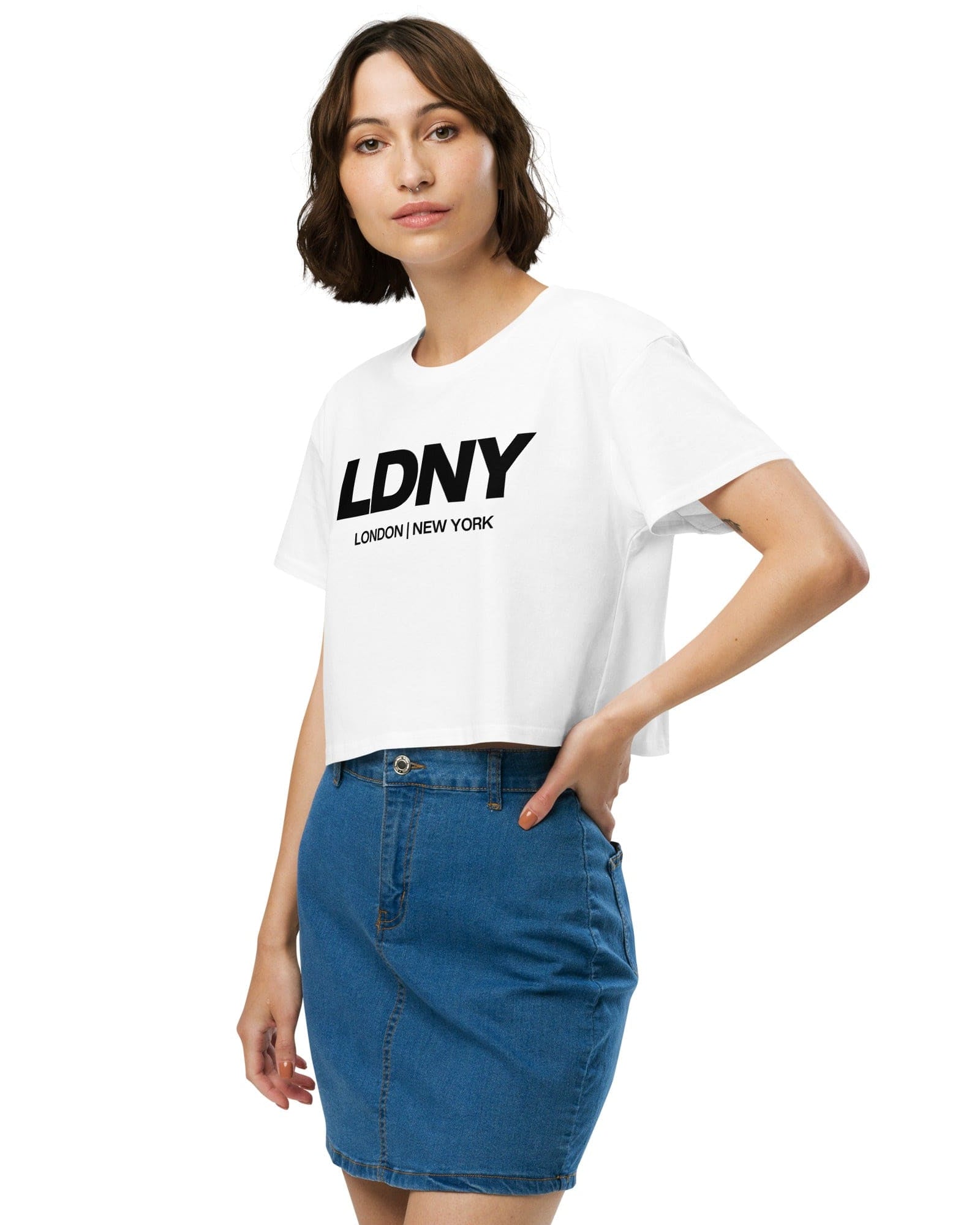 LDNY London New York Crop Top.