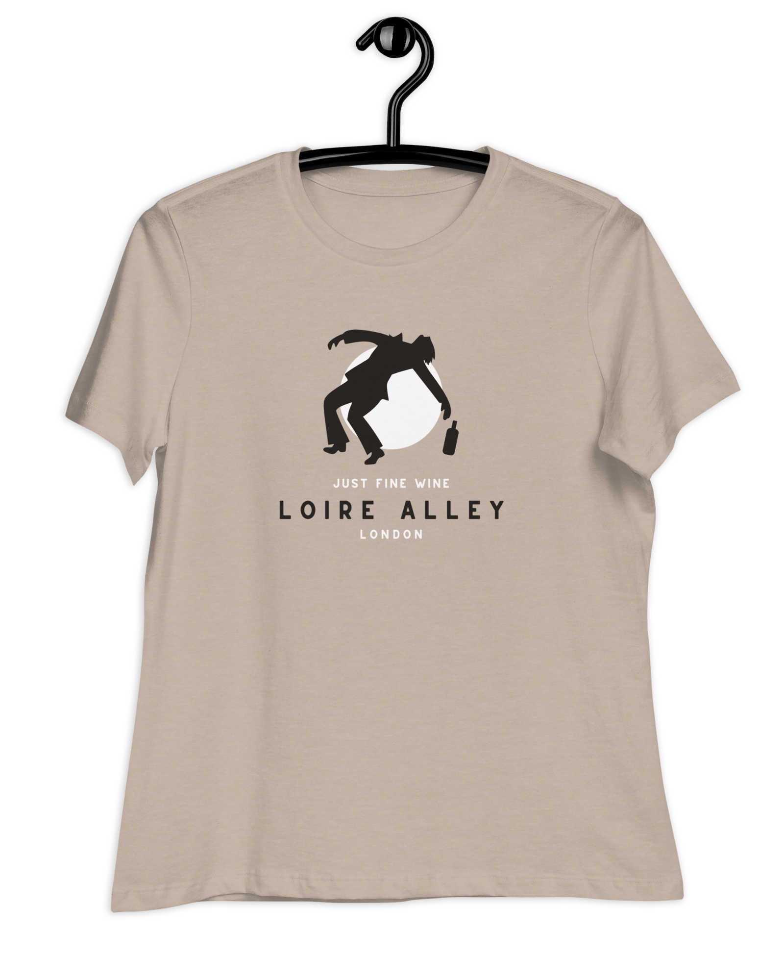 Loire Alley London Women's Relaxed T-Shirt Heather Stone / S Shirts & Tops Jolly & Goode