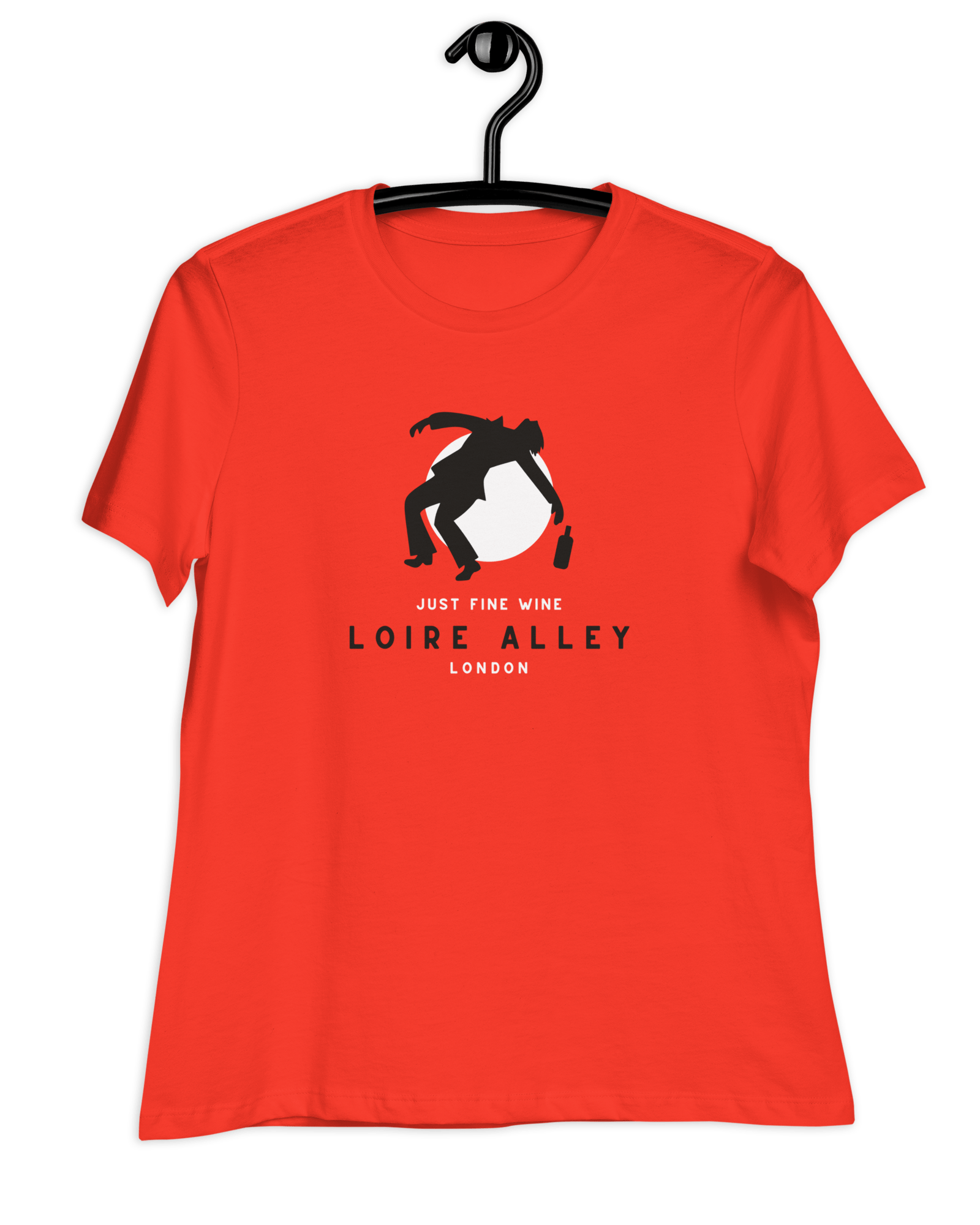 Loire Alley London Women's Relaxed T-Shirt Poppy / S Shirts & Tops Jolly & Goode