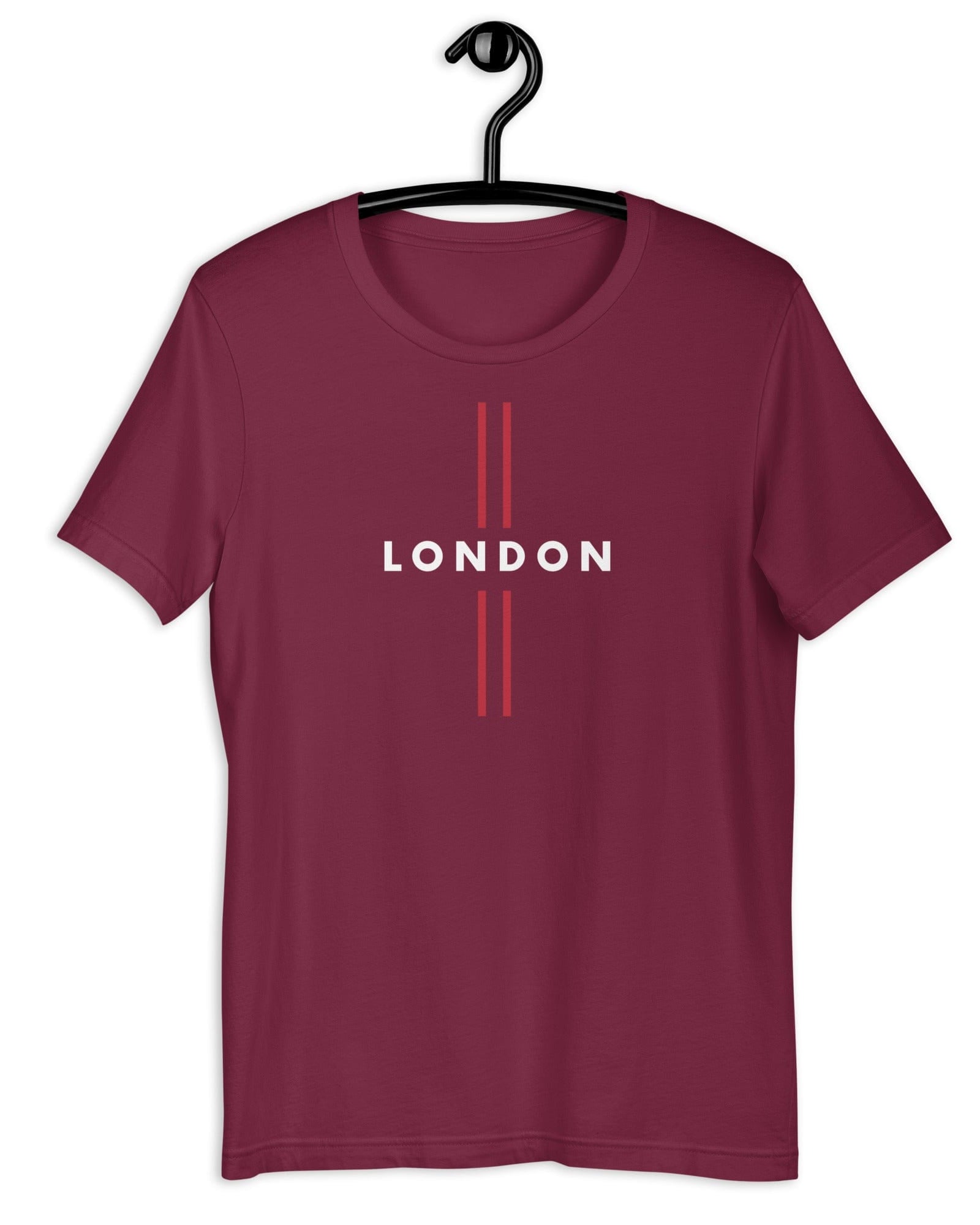 London Tee | Double Red Stripe.