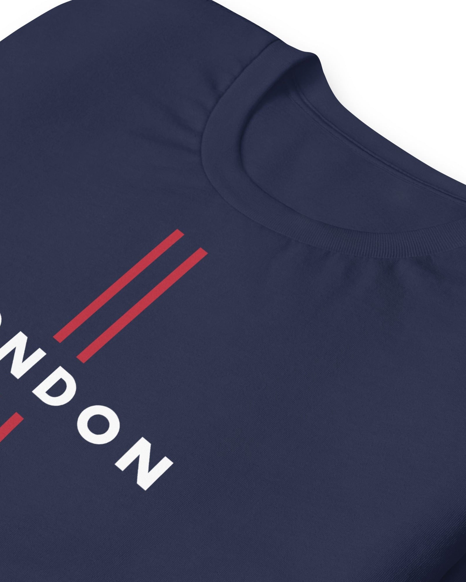 London Tee | Double Red Stripe.