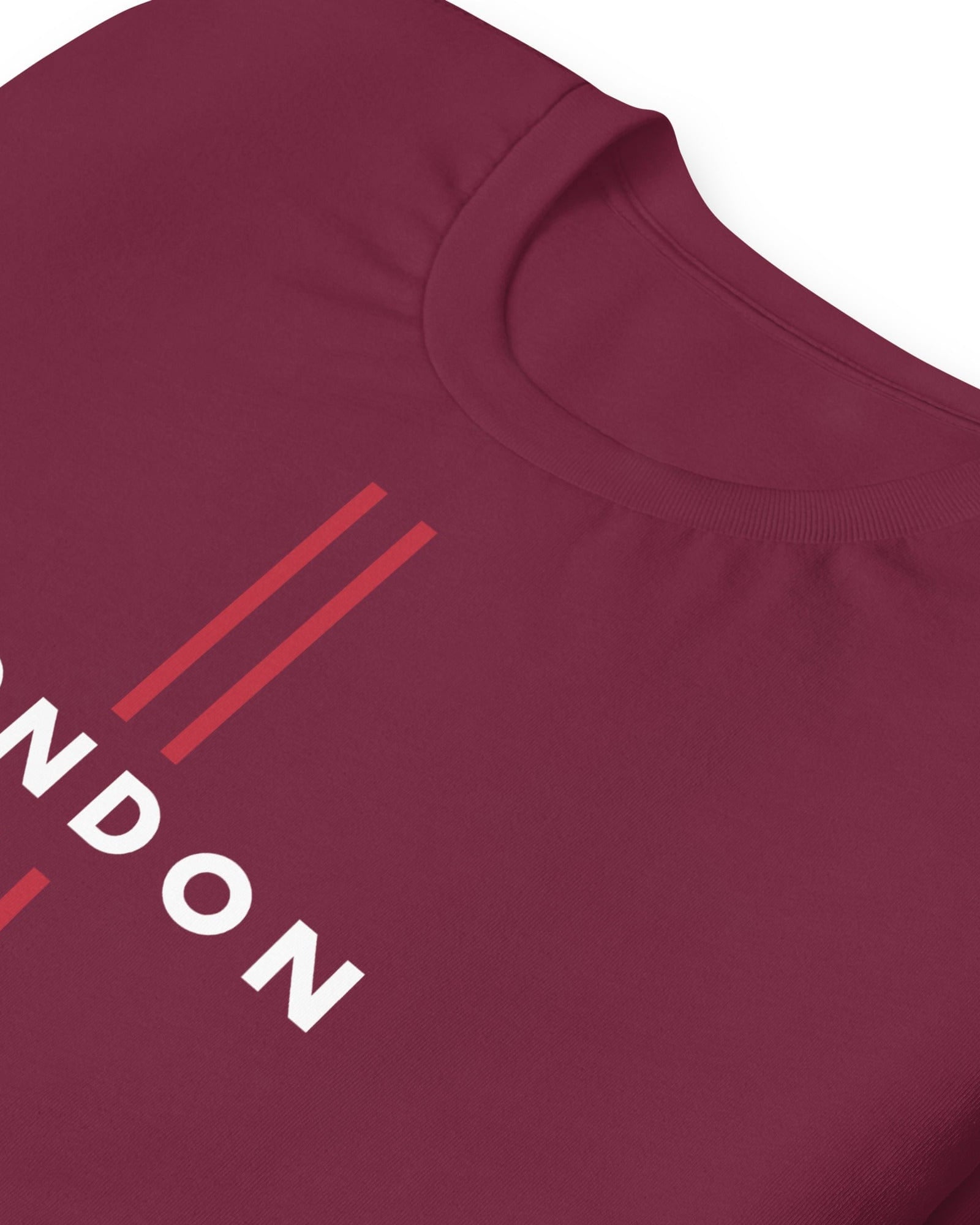 London Tee | Double Red Stripe.