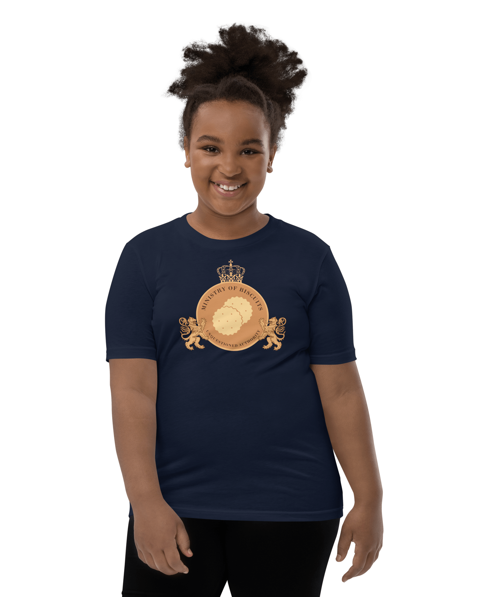 Ministry of Biscuits | Youth T-Shirt Navy / S Shirts & Tops Jolly & Goode
