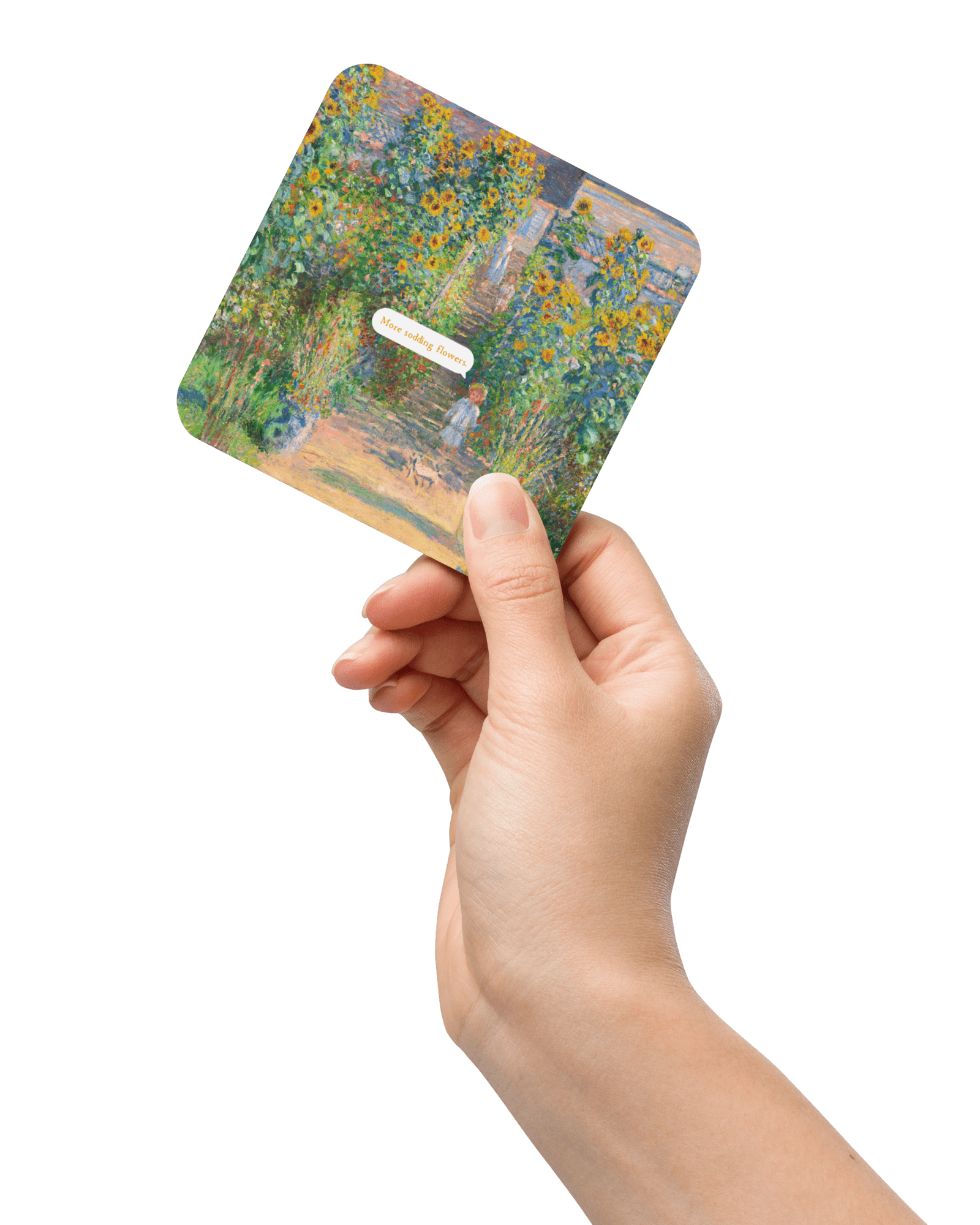 More Sodding Flowers Coaster.