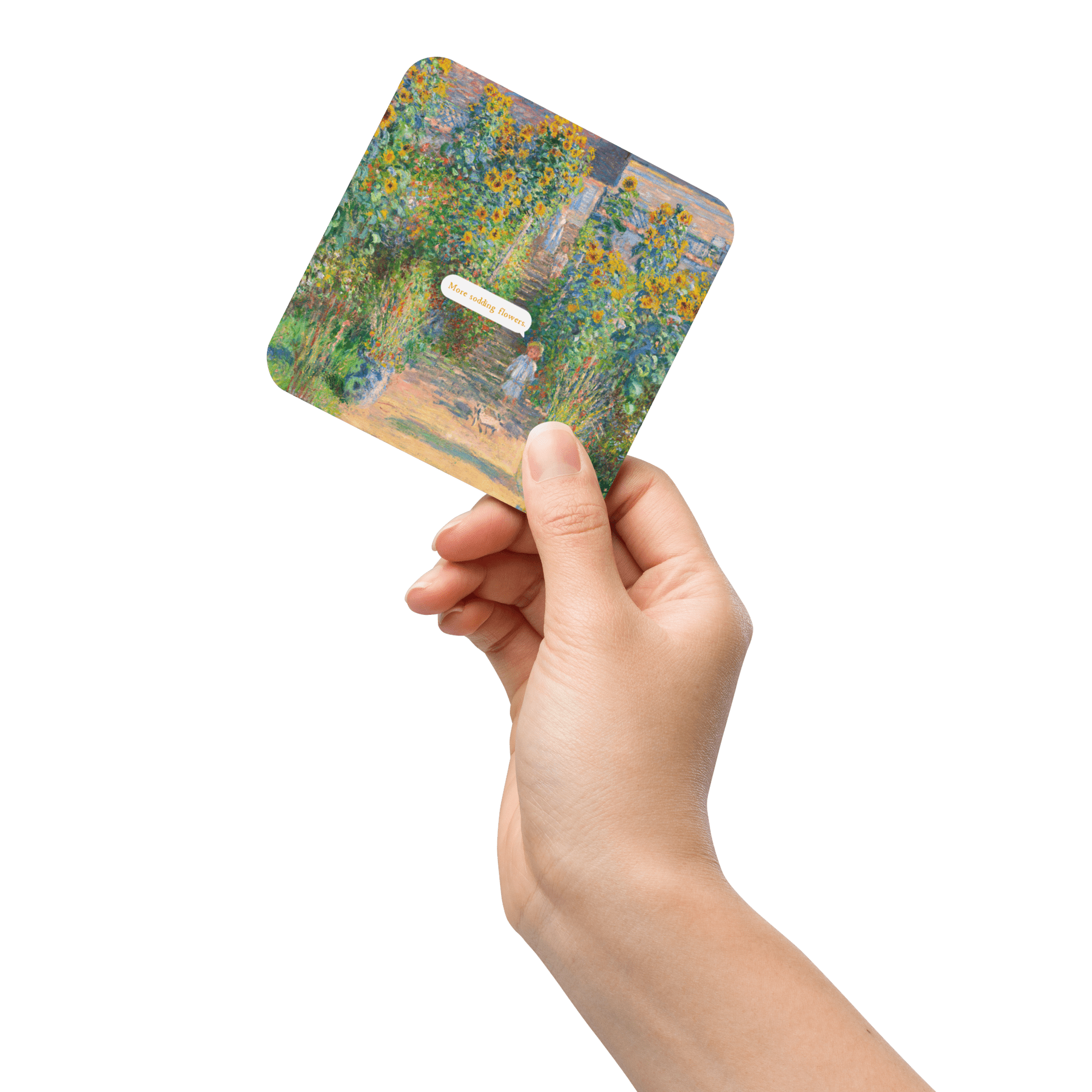 More Sodding Flowers Coaster.