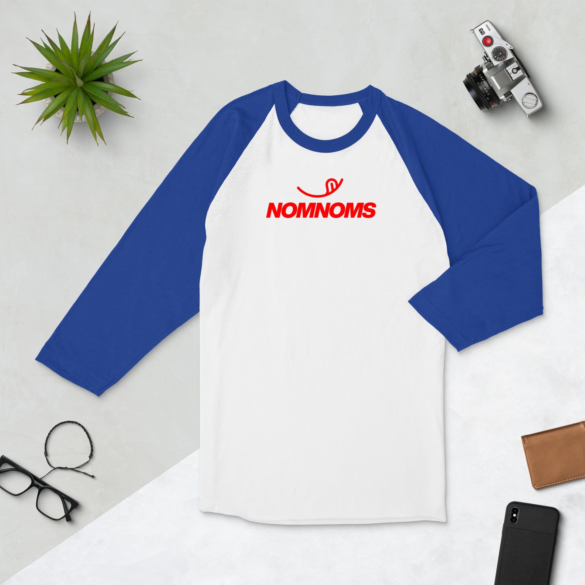 Nomnoms 3/4 Sleeve Raglan Shirt.