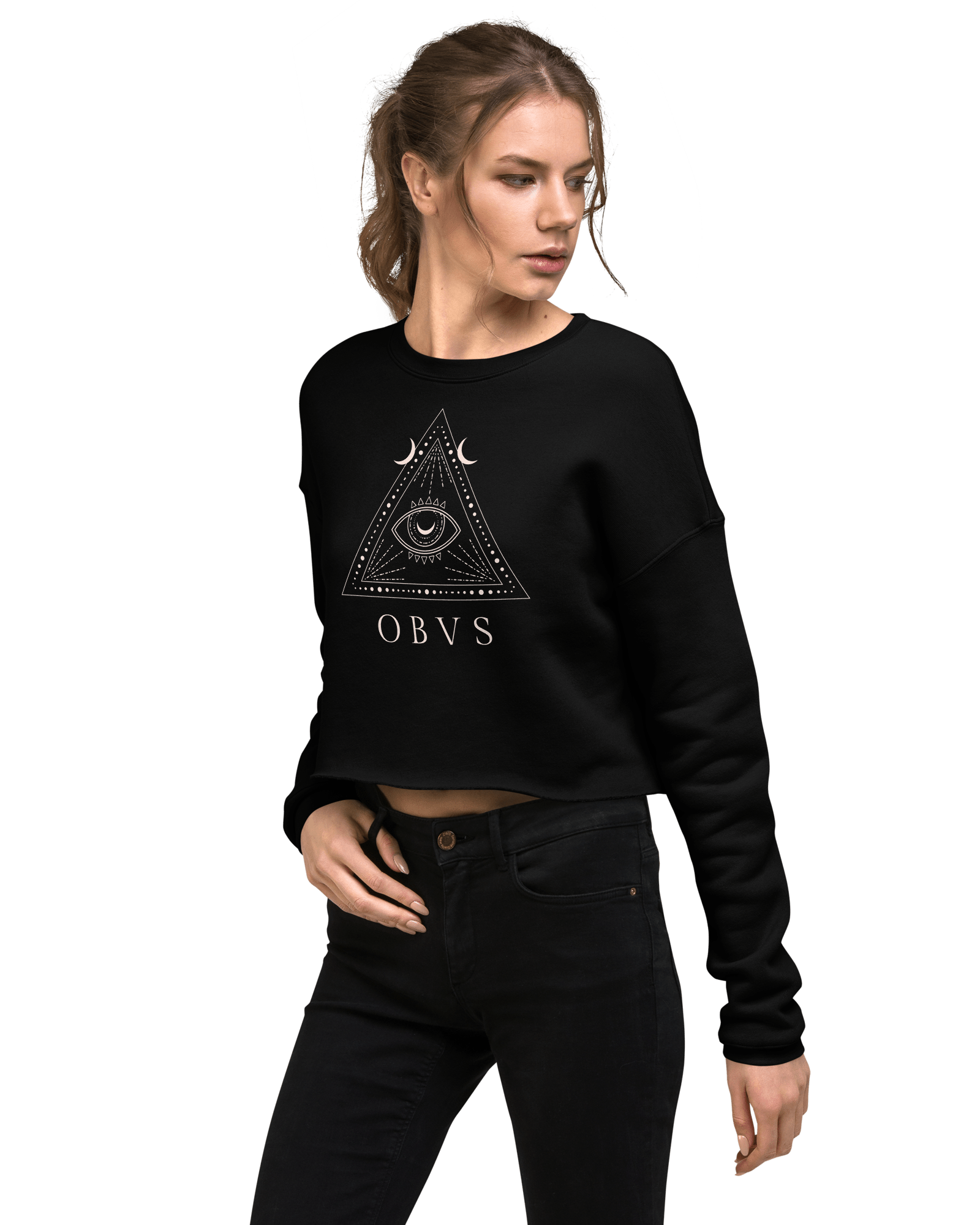 Obvs Crop Sweatshirt Obviously.