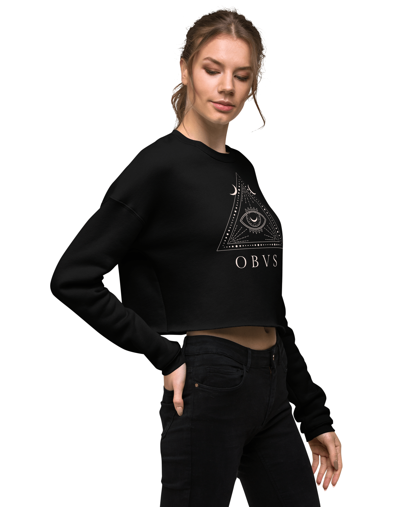 Obvs Crop Sweatshirt Obviously.