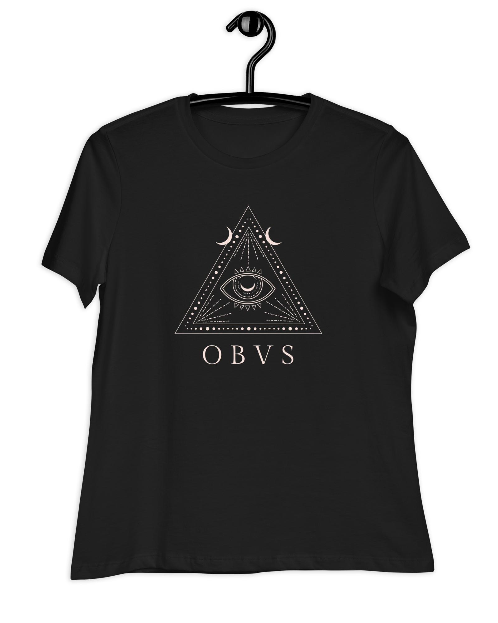 Obvs Women's Relaxed T-Shirt Obviously Black / S Shirts & Tops Jolly & Goode