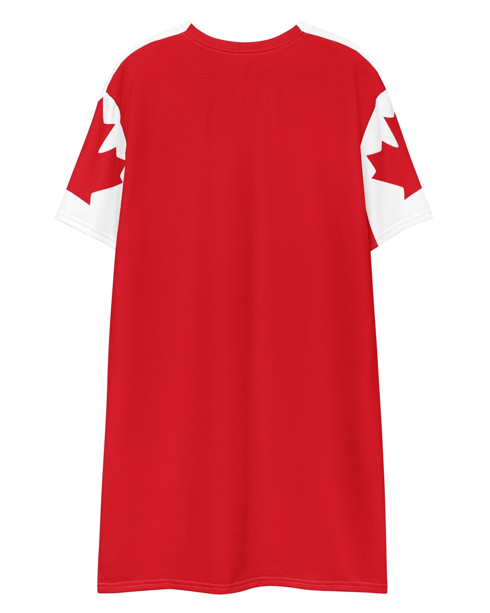Oh Canada T-shirt Dress | Canadian Flag Dress | Canadian Flag Sleeves.