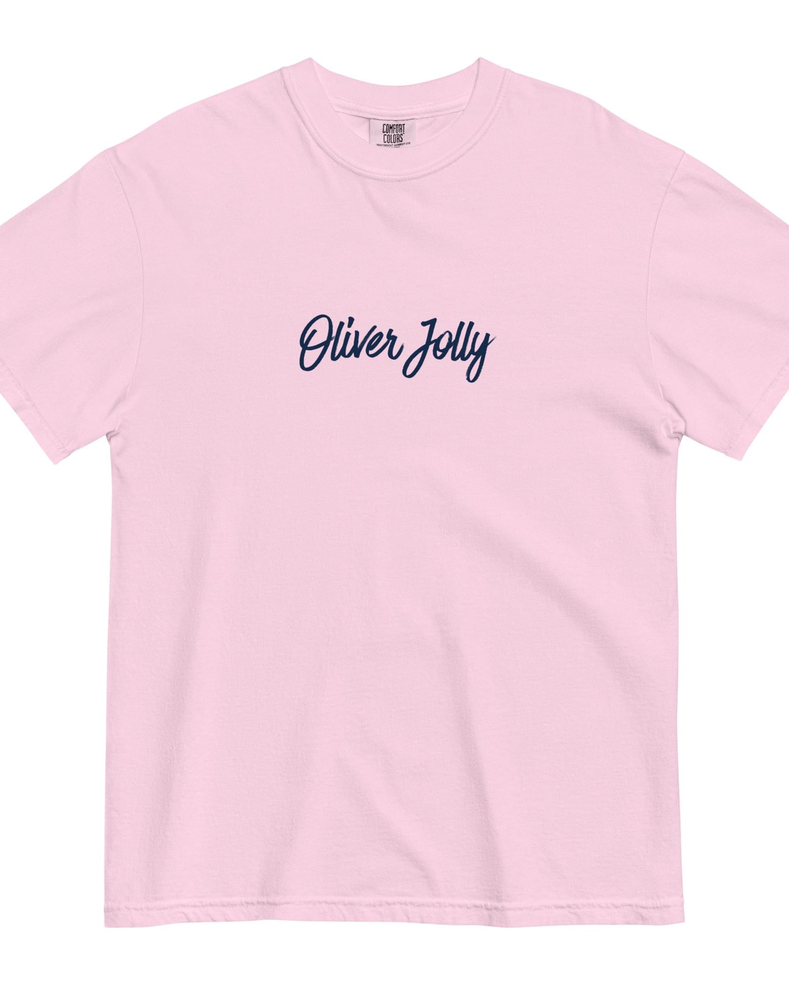 Oliver Jolly 'Believe' Flying Pig T-shirt | When pigs fly | Garment-dyed heavyweight cotton | Unisex.