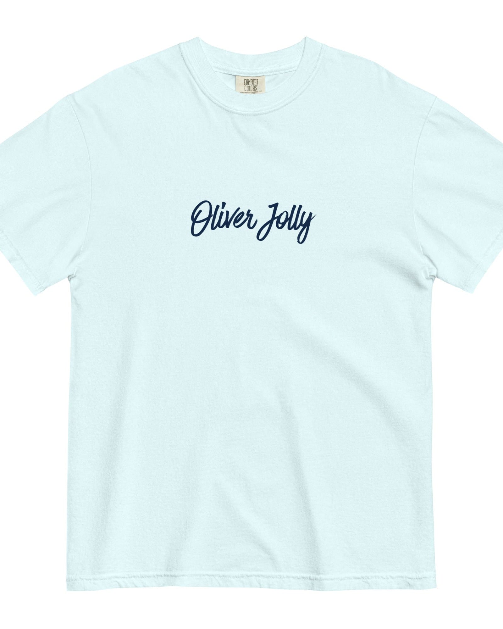 Oliver Jolly 'Believe' Flying Pig T-shirt | When pigs fly | Garment-dyed heavyweight cotton | Unisex.