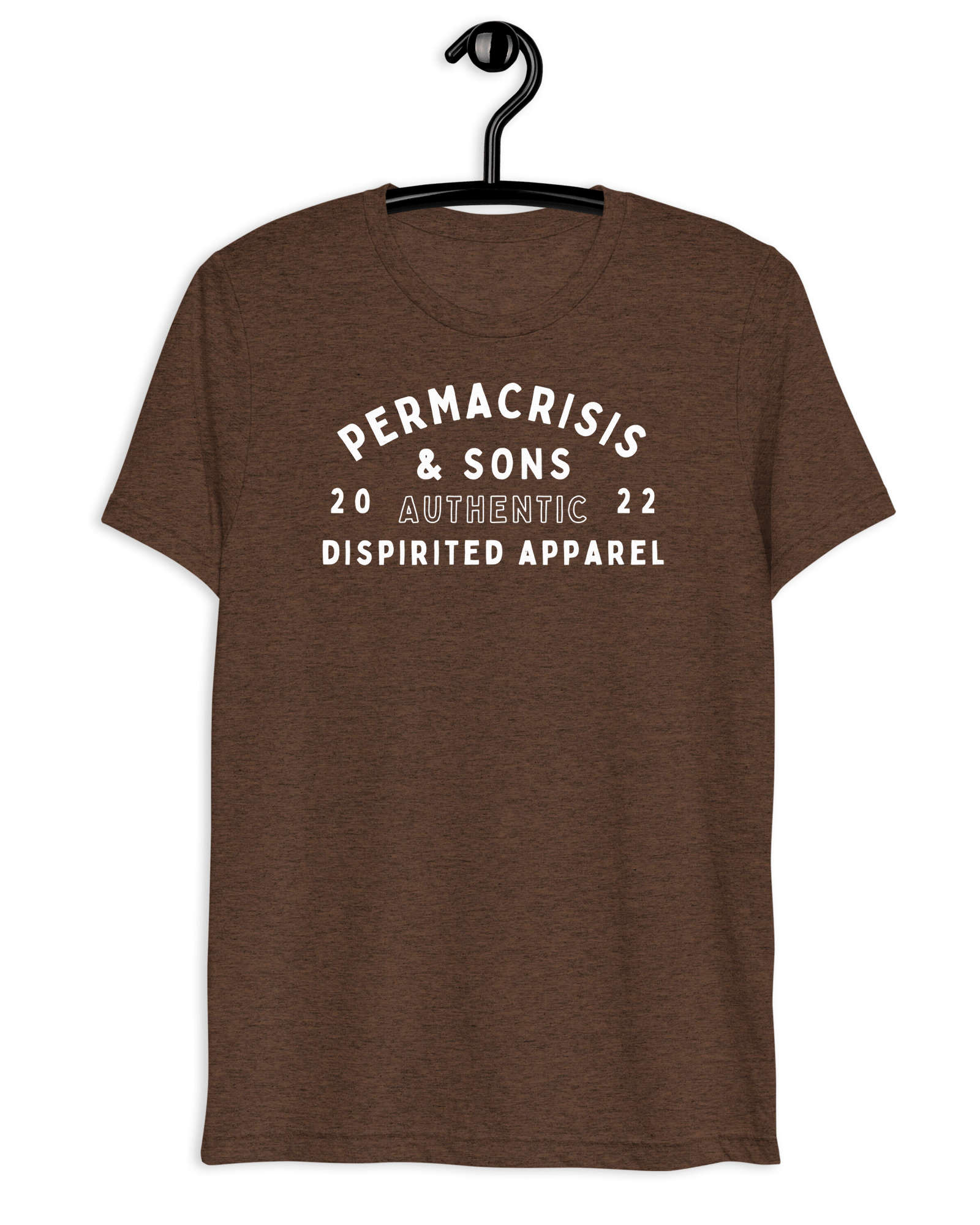 Permacrisis & Sons Triblend T-shirt.