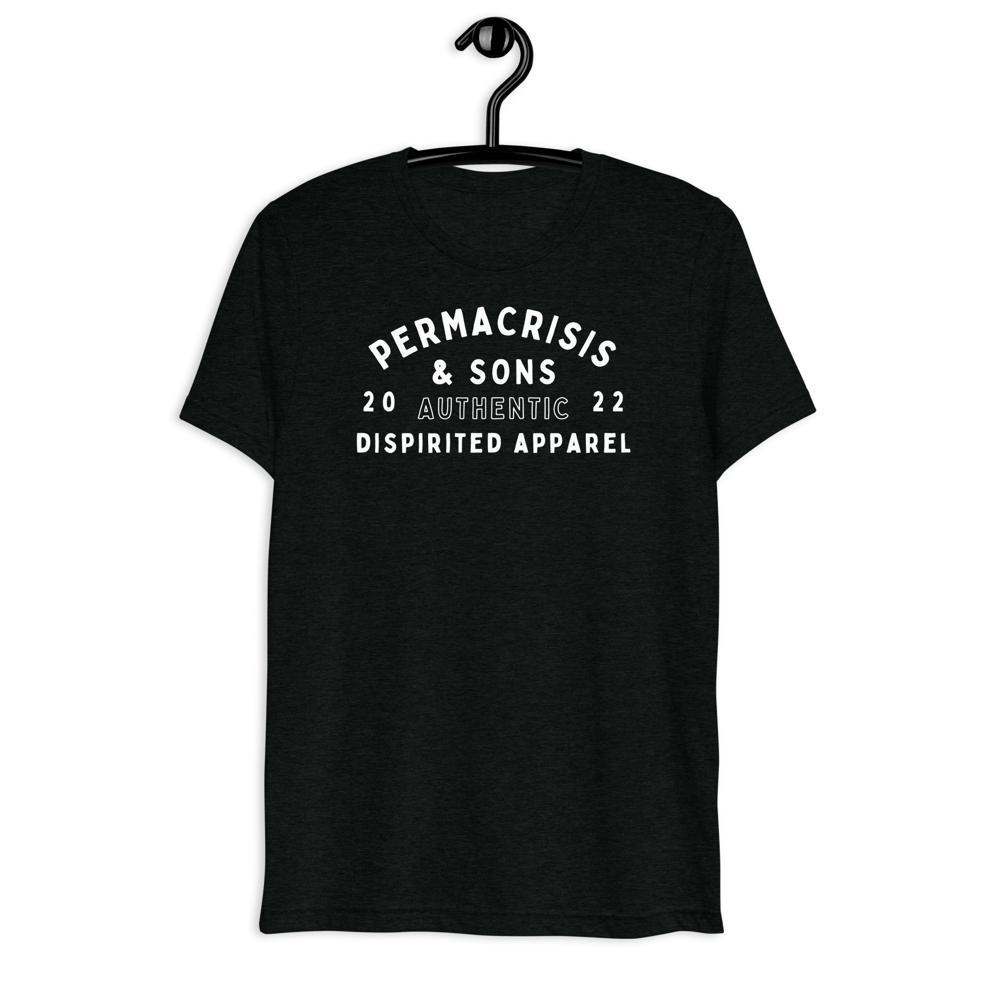 Permacrisis & Sons Triblend T-shirt.