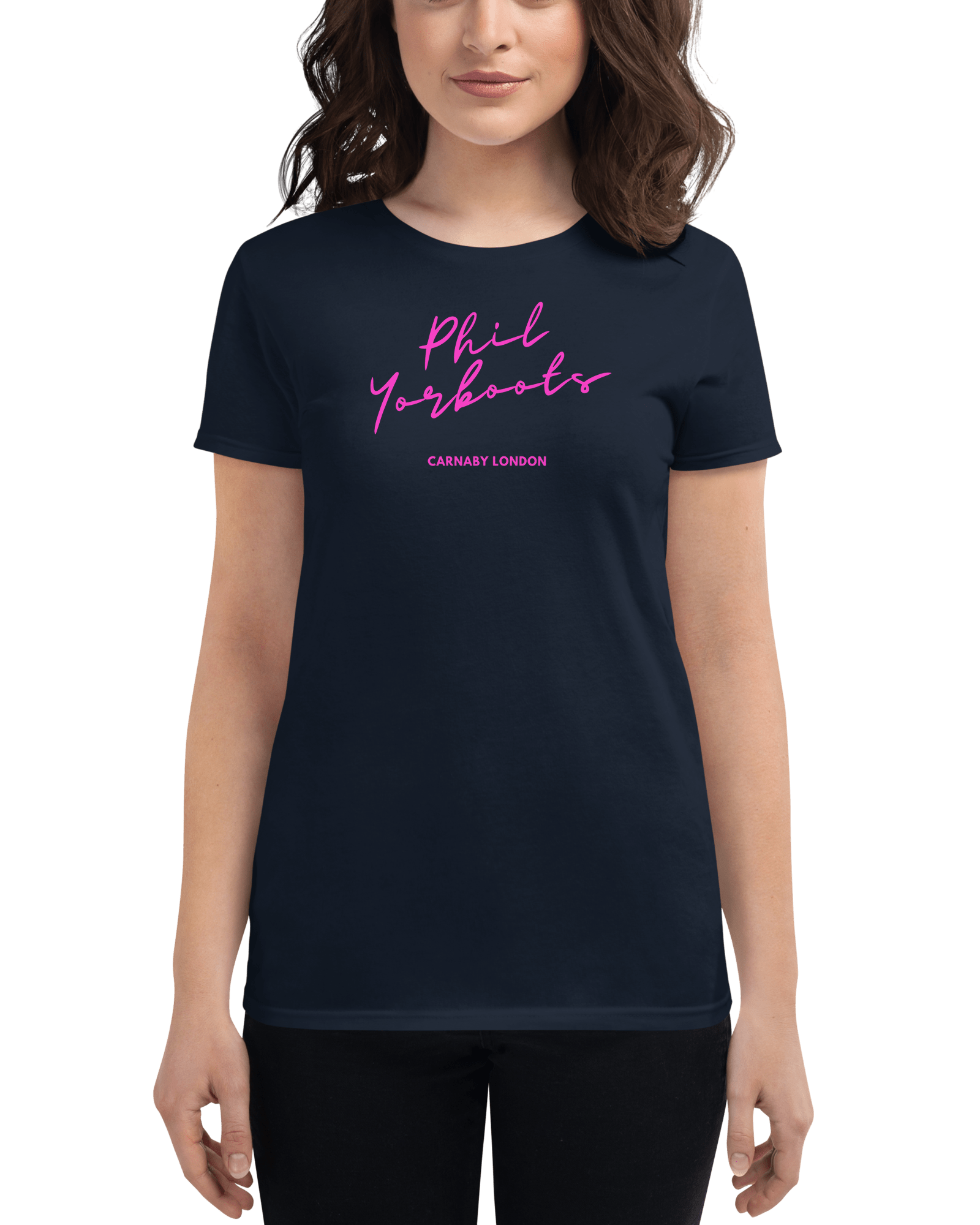 Phil Yorboots Women's T-shirt Navy / S Jolly & Goode