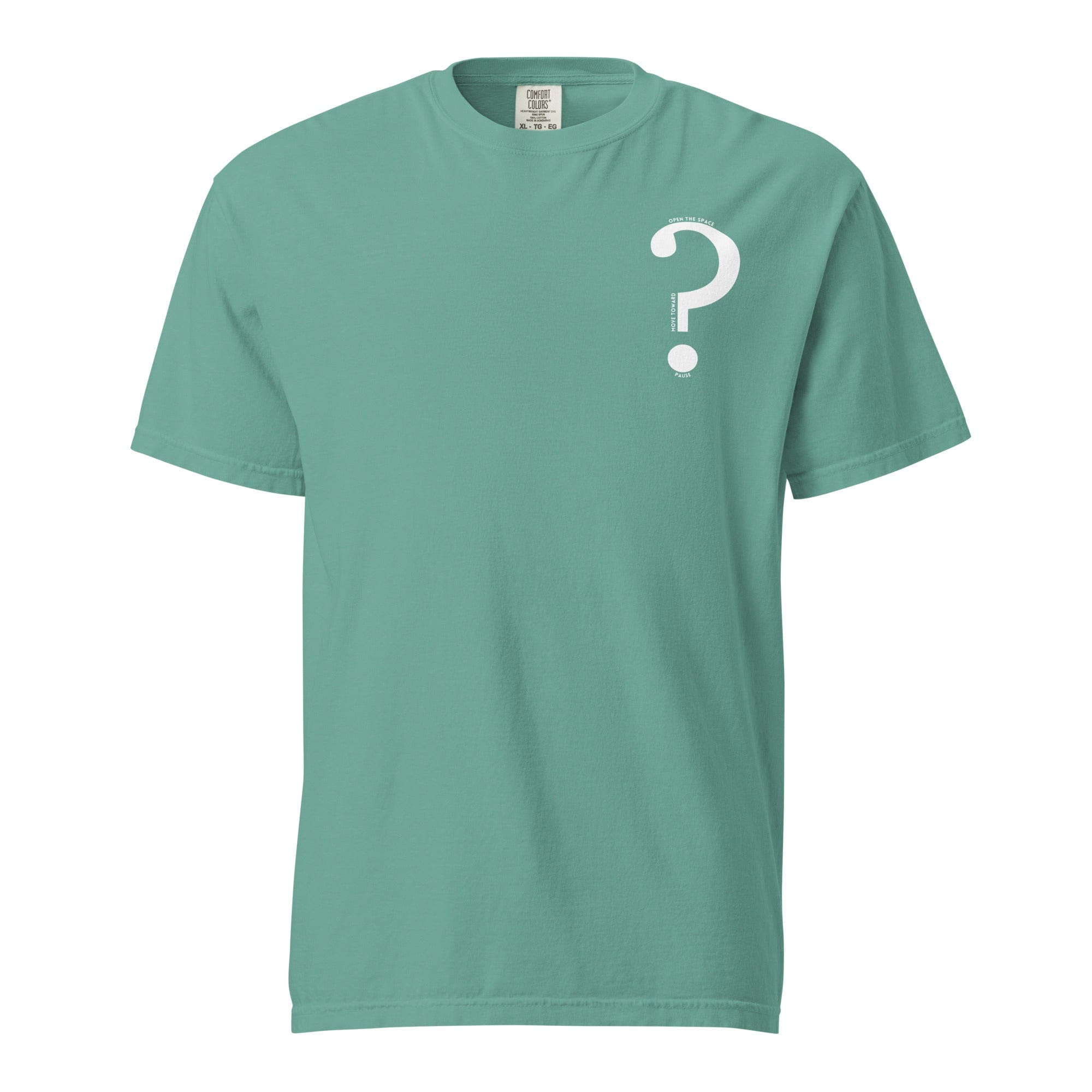 Question Mark: Pause, Move Toward, Open the Space | T-shirt Seafoam / S Shirts & Tops Jolly & Goode