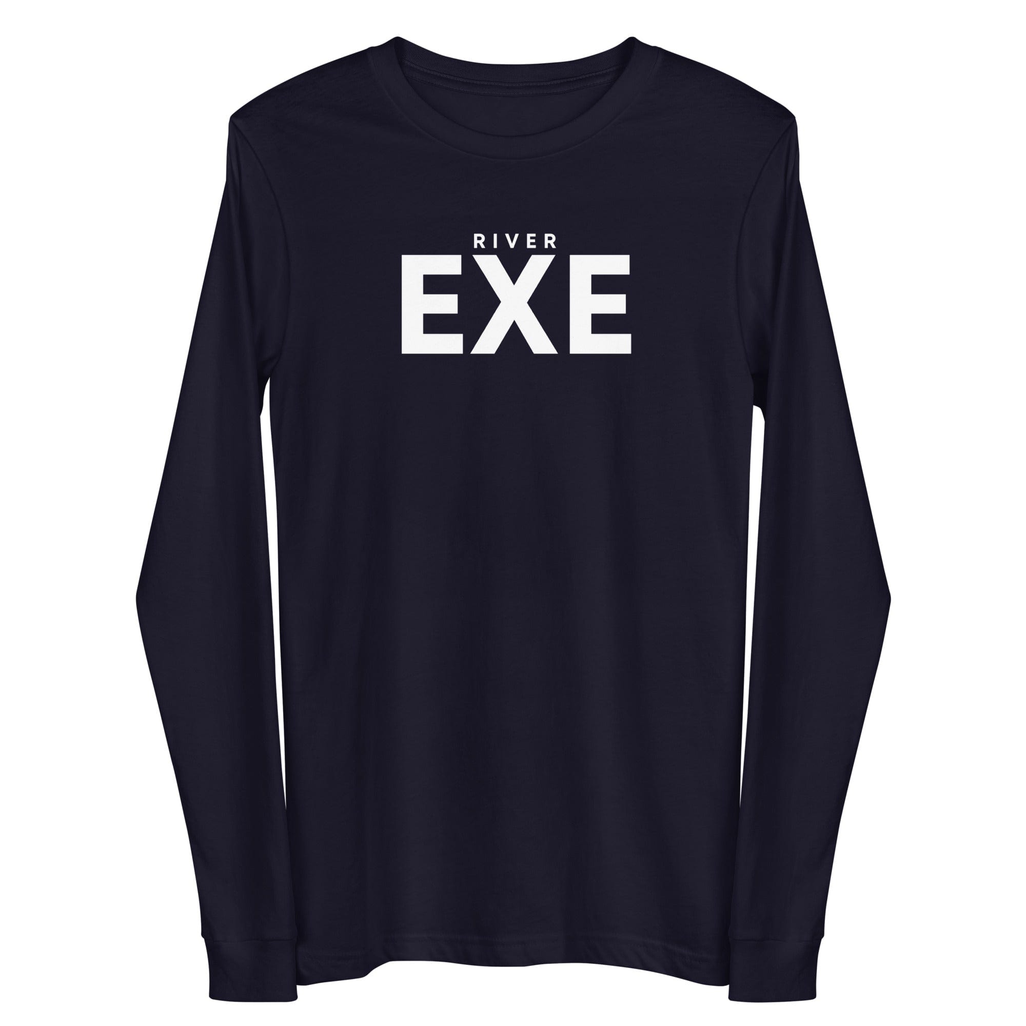 River Exe Long-Sleeve Shirt | Exeter Shop Navy / XS long sleeve shirts Jolly & Goode