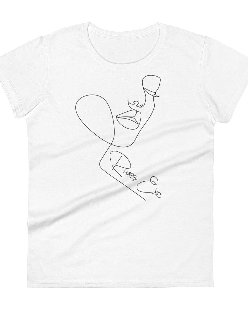 River Exe Women's Short-Sleeve T-shirt | Exeter Gift Shop White / S Women's Shirts Jolly & Goode