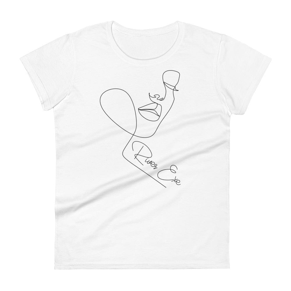 River Exe Women's Short-Sleeve T-shirt | Exeter Gift Shop White / S Women's Shirts Jolly & Goode