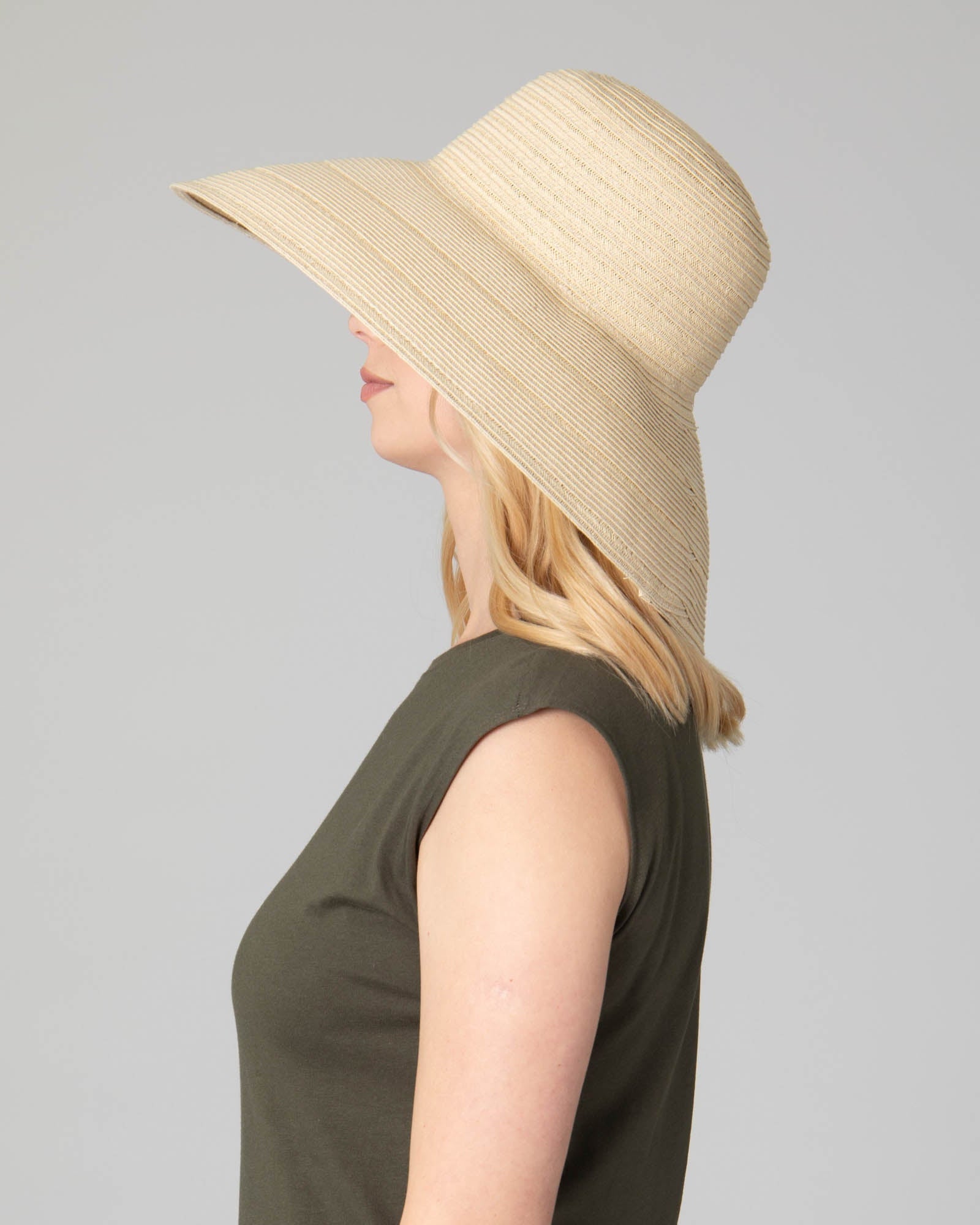 San Diego Hat Company Sun Brim Hats Women's 6-way Round Crown Sun Hat Cheeky British Style