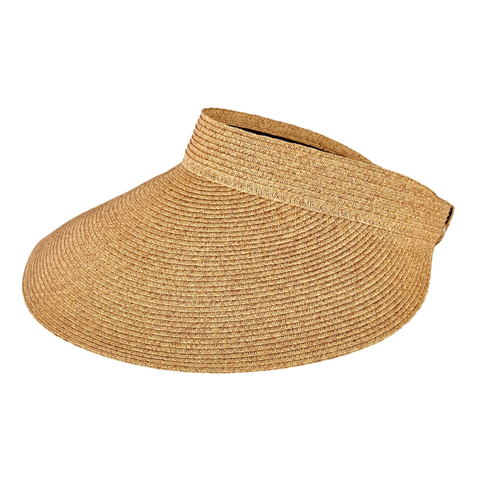 San Diego Hat Company Visor Women's Ultrabraid Large Bill Visor Cheeky British Style