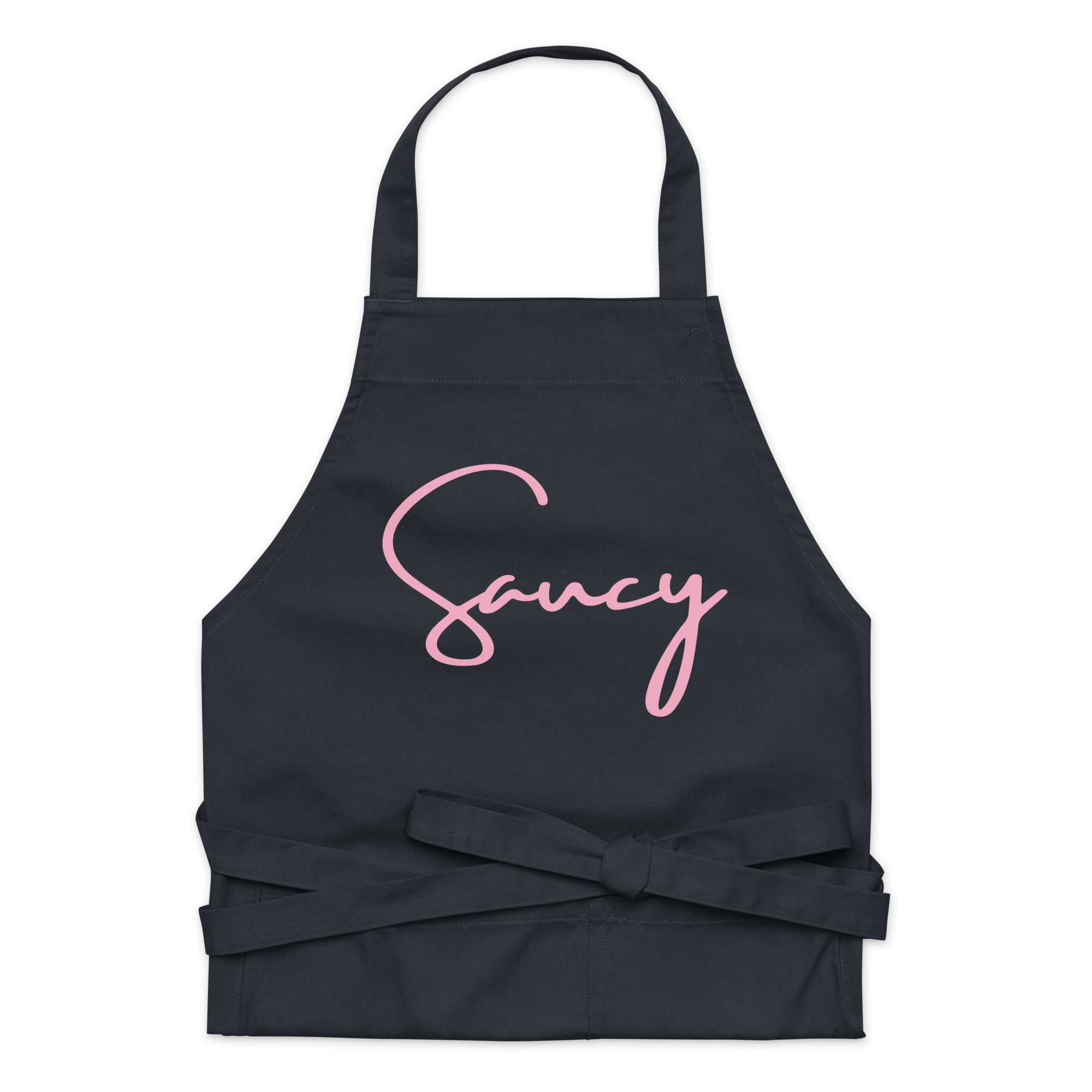 Saucy Apron | Organic Cotton Navy Aprons Jolly & Goode