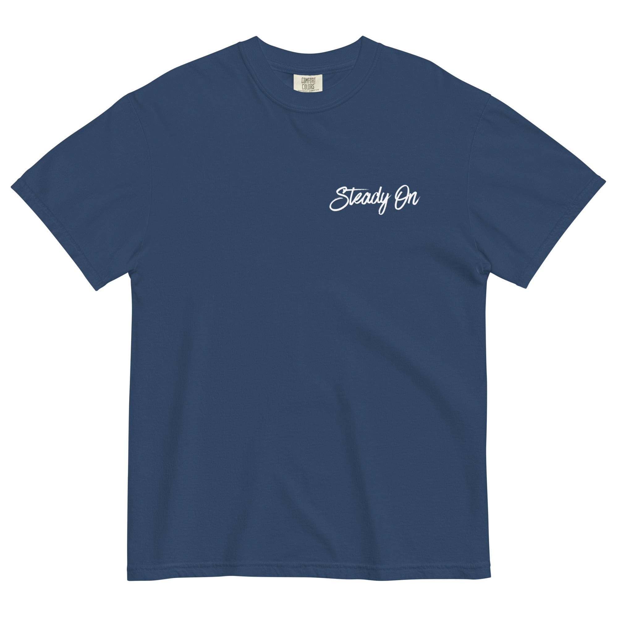 Steady On Surf Club Great Britain | Garment-dyed Heavyweight T-shirt | Relaxed Unisex Fit.
