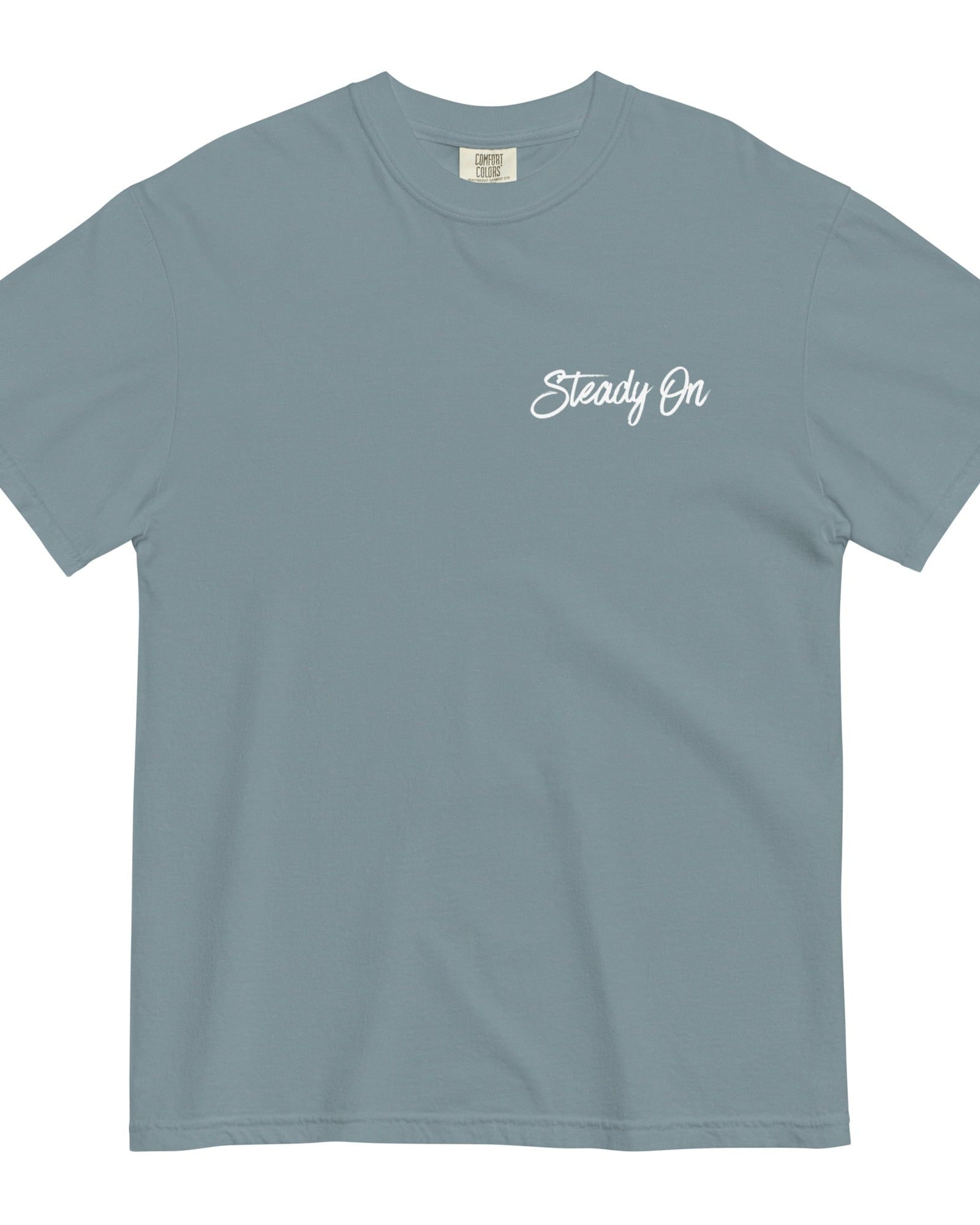 Steady On Surf Club Great Britain | Garment-dyed Heavyweight T-shirt | Relaxed Unisex Fit.