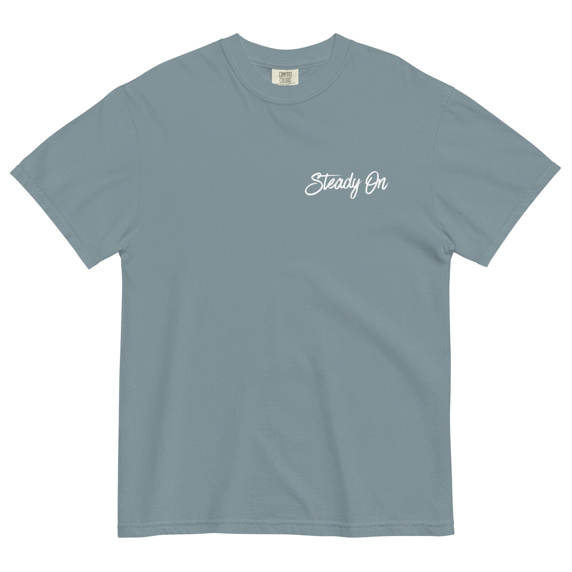 Steady On Surf Club Great Britain | Garment-dyed Heavyweight T-shirt | Relaxed Unisex Fit.