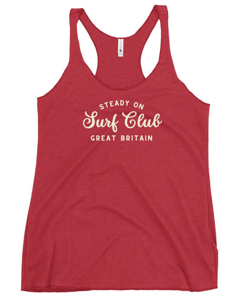 Steady On Surf Club Great Britain | Women's Racerback Vest (Tank Top).