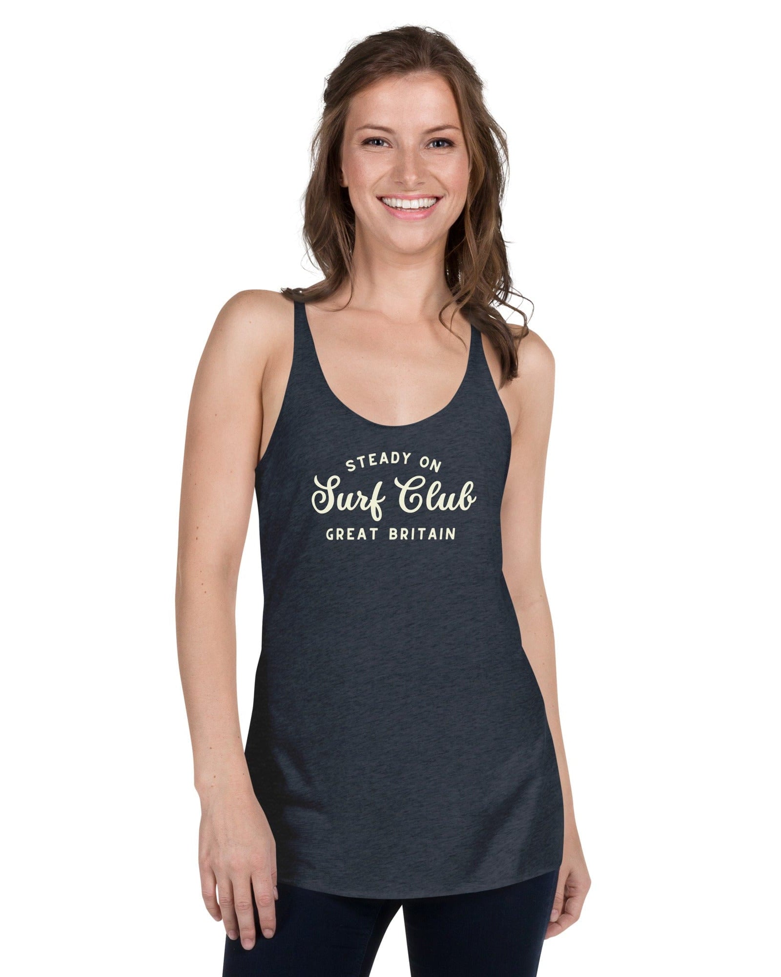 Steady On Surf Club Great Britain | Women's Racerback Vest (Tank Top).