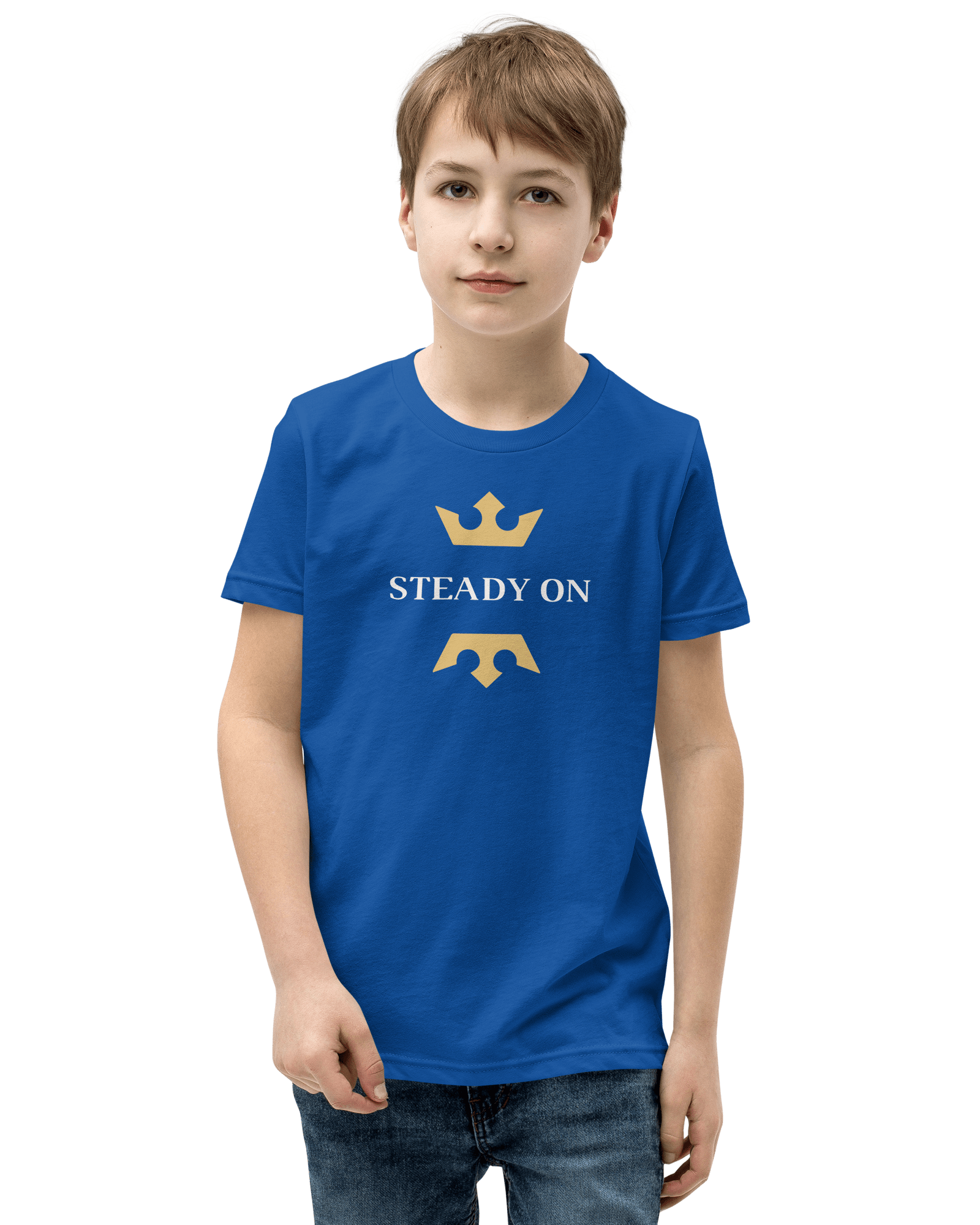Steady On Youth T-shirt True Royal / S Jolly & Goode